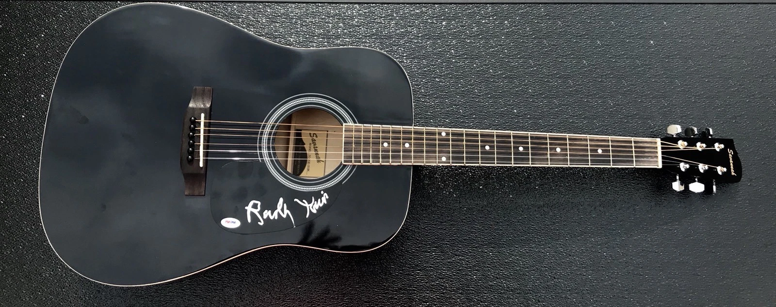 Randy Travis Signed Autographed Forever And Amen Guitar Psa/Dna