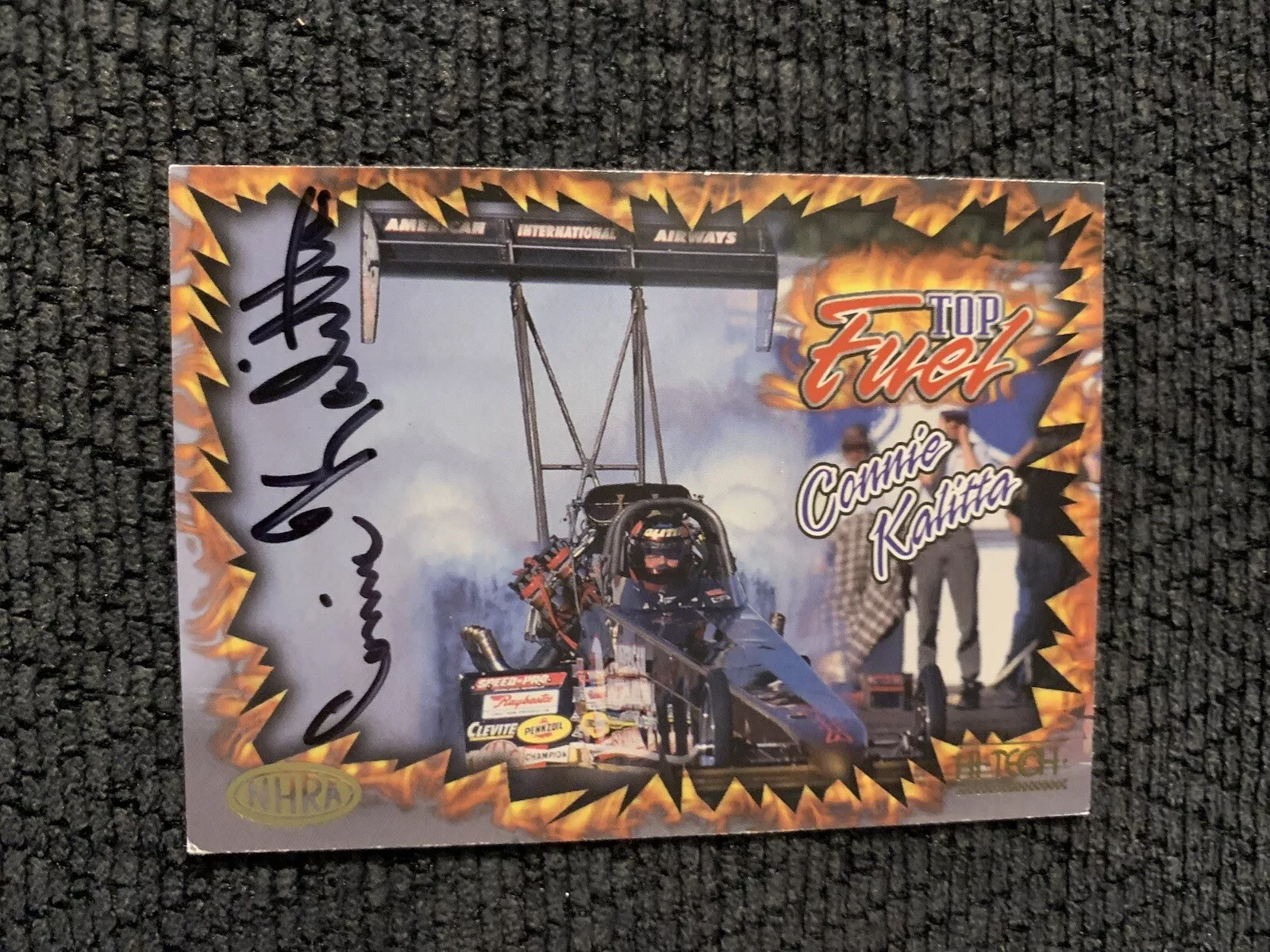 Connie Kalitta Signed Trading Card NHRA Autographed Legend