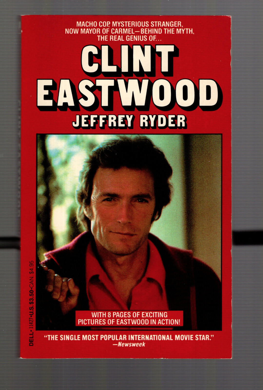 CLINT EASTWOOD PAPERBACK BOOK FROM 1987          VINTAGE+AMAZING CONDITION