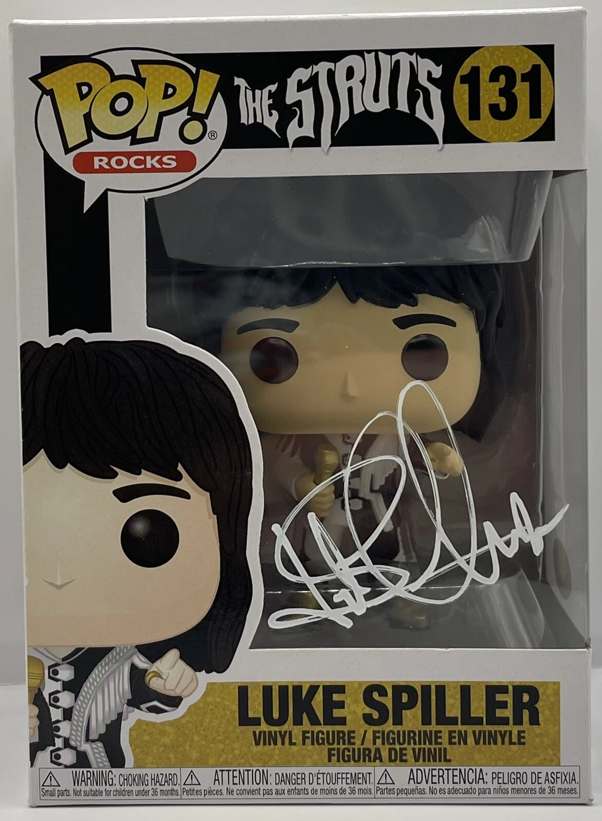 Luke Spiller Signed Autographed The Struts Funko Pop JSA COA