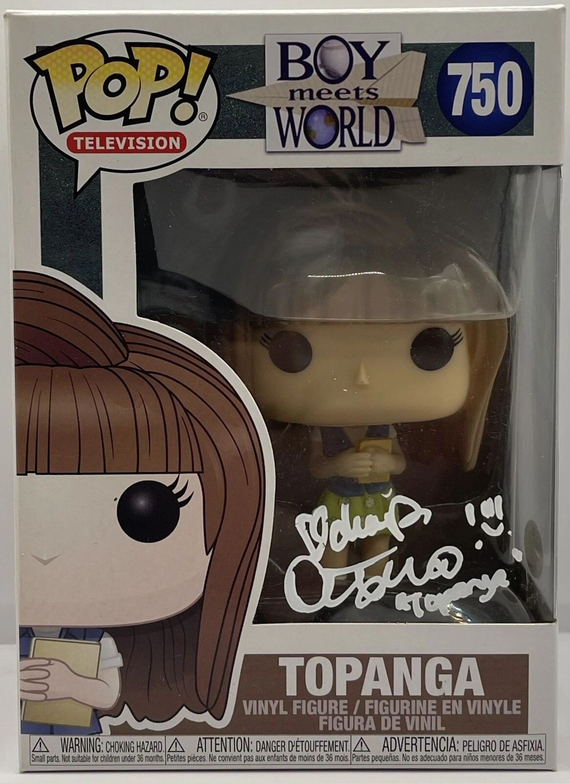 Danielle Fishel Signed Autographed Topanga Boy Meets World Funko Pop JSA COA