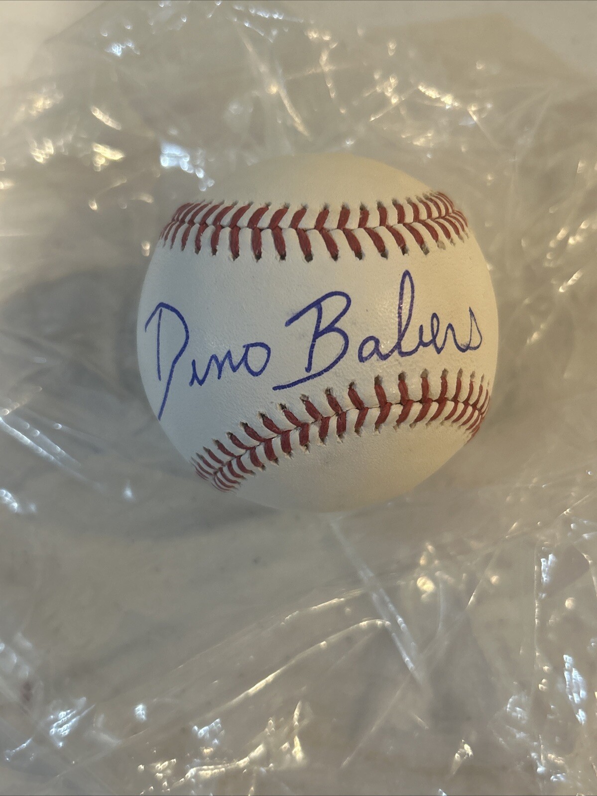 SYRACUSE ORANGE- DINO BABERS SIGNED AUTOGRAPH ROMLB BASEBALL COA BALL FOOTBALL