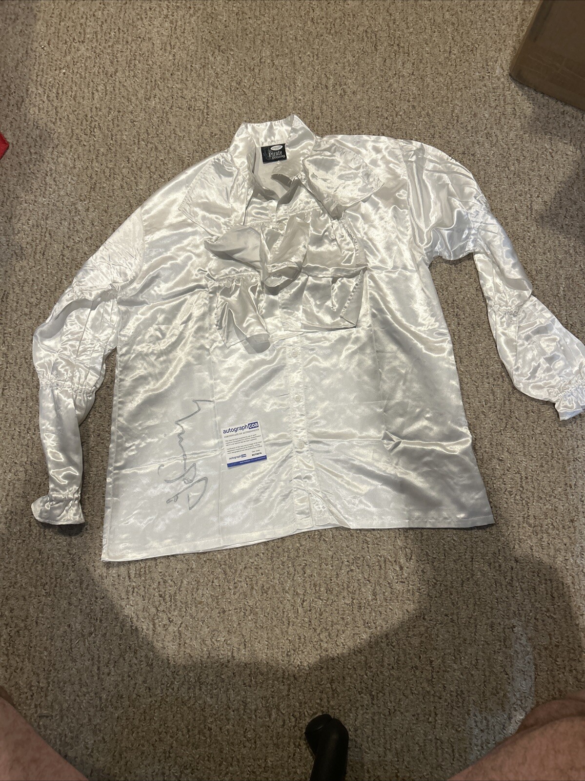 JERRY SEINFELD SIGNED AUTOGRAPH PUFFY SHIRT ACOA RARE PIRATE