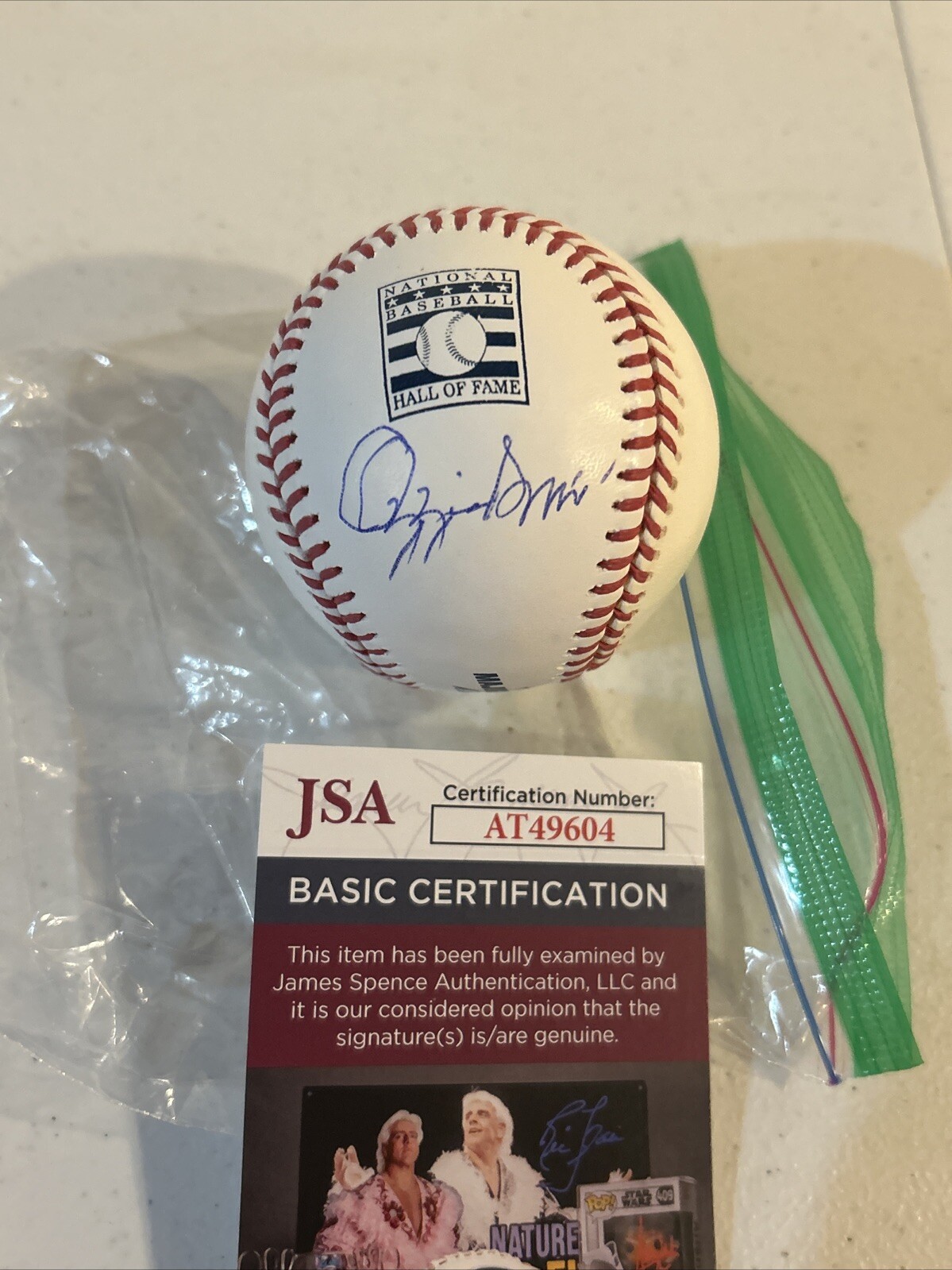 ST LOUIS CARDINALS- OZZIE SMITH SIGNED AUTOGRAPH HOF LOGO BASEBALL JSA COA BALL