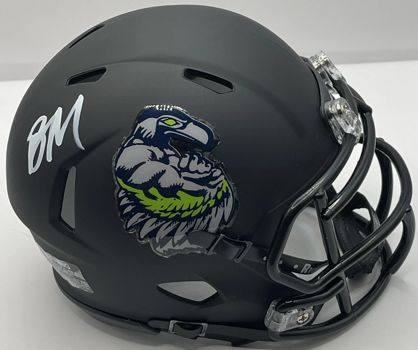 Byron Murphy II Signed Autographed Custom Seattle Seahawks Mini Helmet PSA/DNA