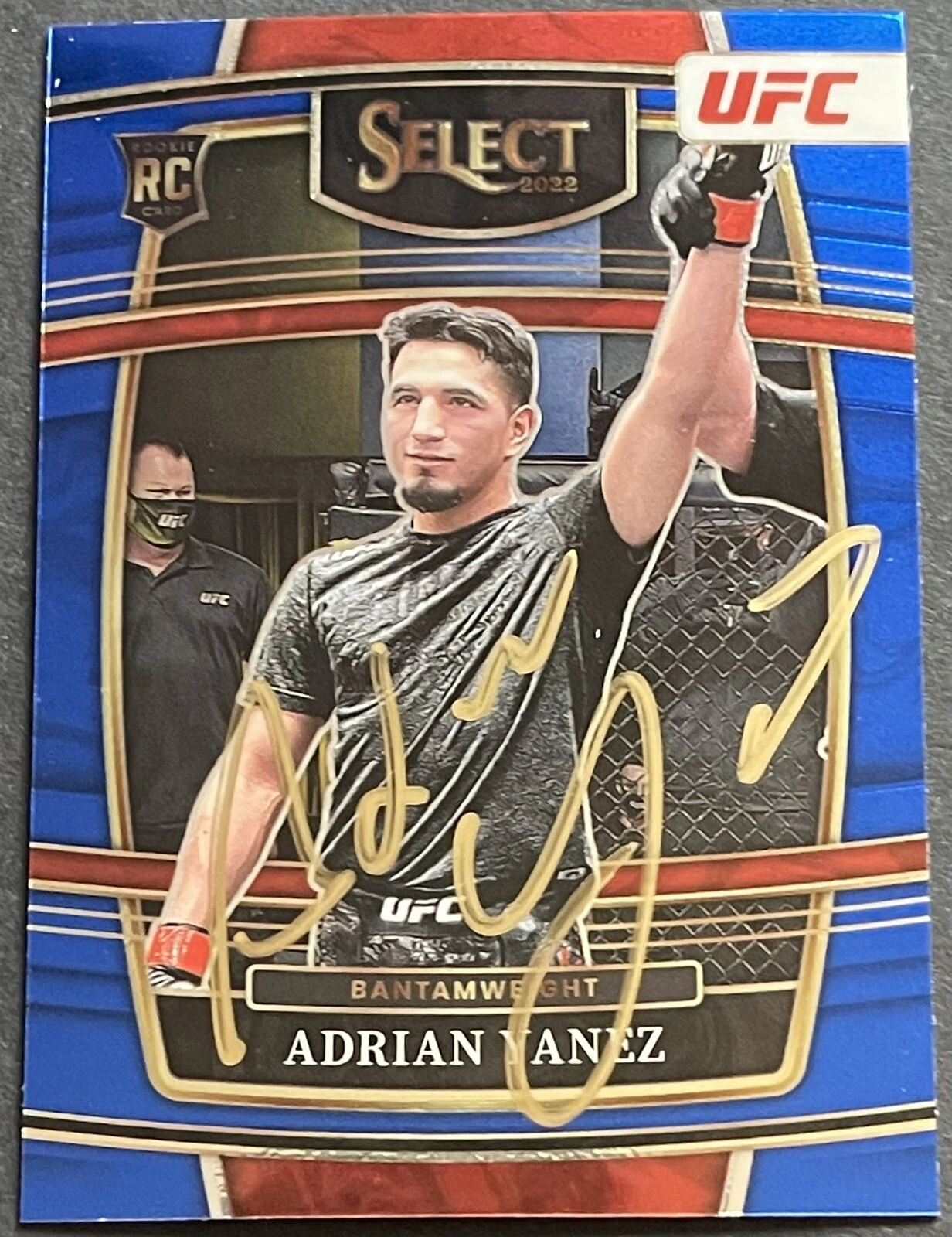 Adrian Yanez Signed Autographed 2022 Select UFC Card Beckett Coa