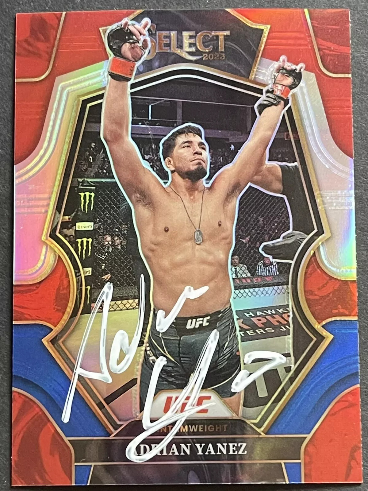 Adrian Yanez Signed Autographed 2023 Select Silver UFC Card Beckett Coa