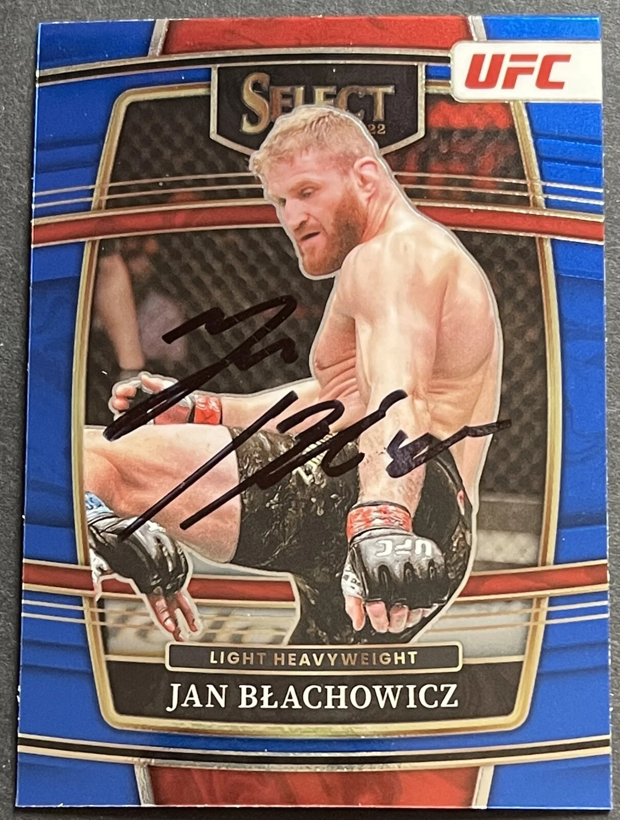 Jan Blachowicz Signed Auto 2022 Select UFC Base Card Beckett Coa