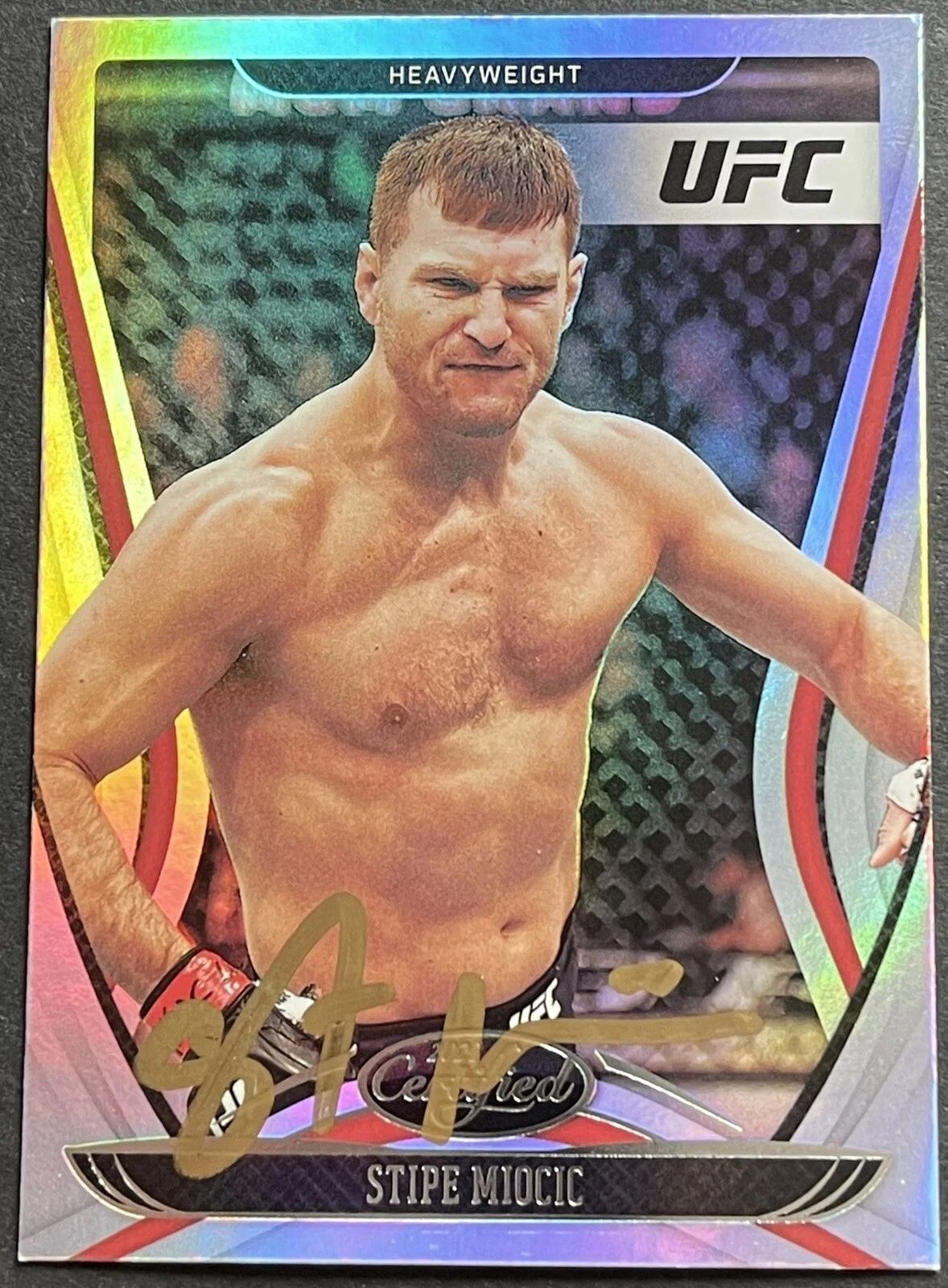 Stipe Miocic Signed Auto 2021 Chronicles Certified UFC Card Beckett Coa