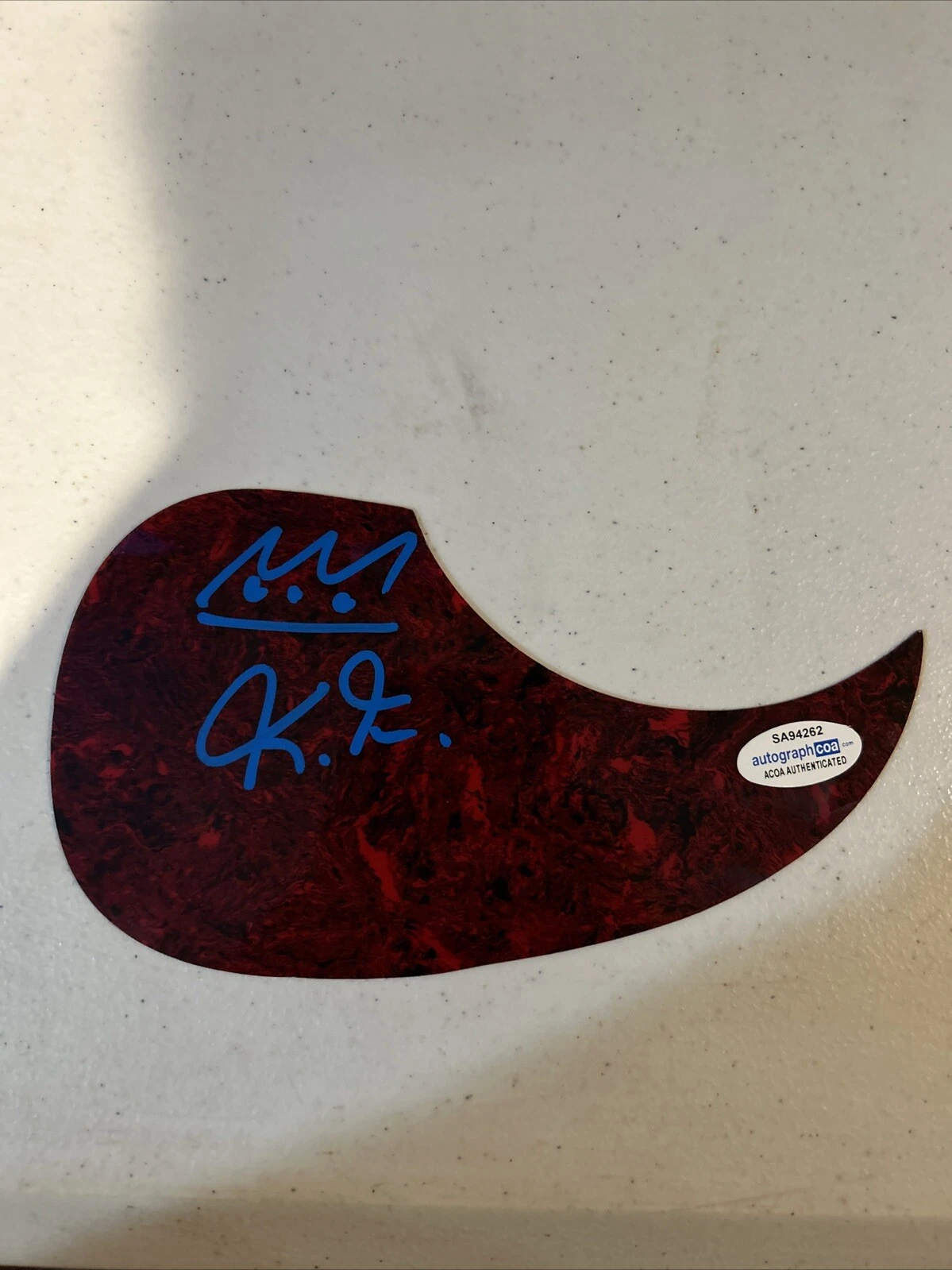 CHRISTONE KINGFISH INGRAM SIGNED AUTOGRAPH ACOUSTIC PICKGUARD ACOA GUITAR BLUES