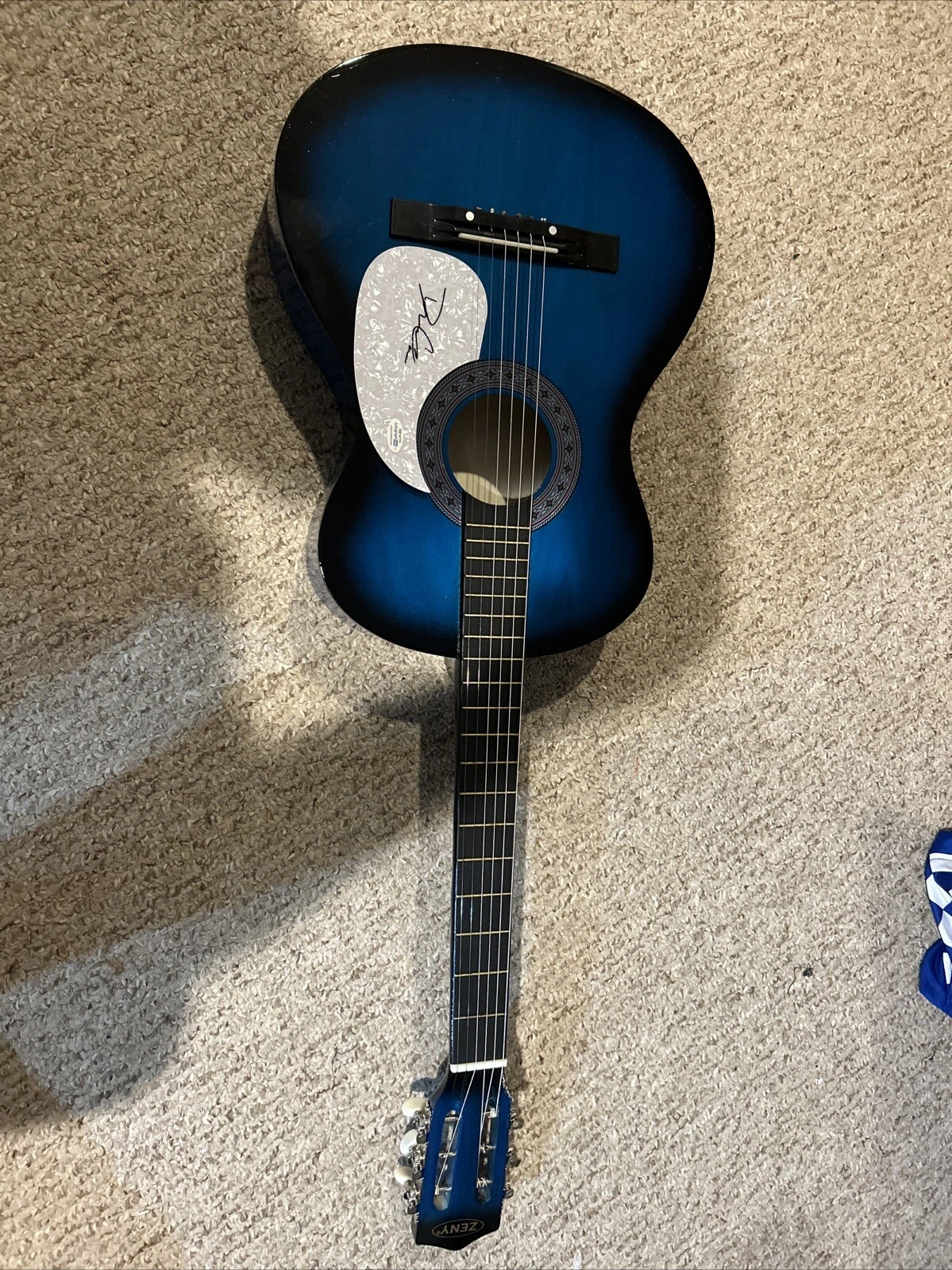 DREW GREEN SIGNED AUTOGRAPH 38” ACOUSTIC GUITAR ACOA GOOD OL MAN COUNTRY STAR