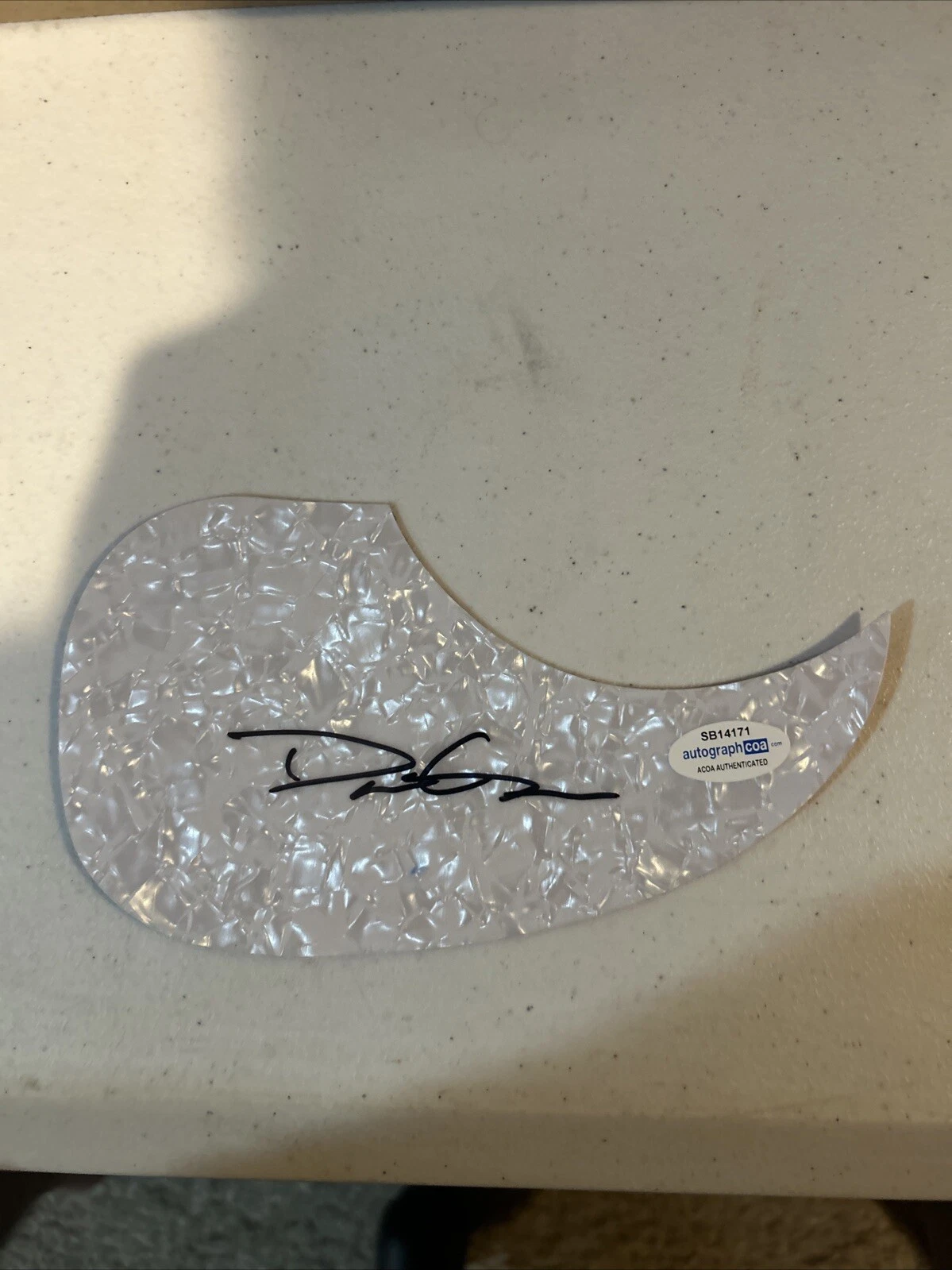 DREW GREEN SIGNED AUTOGRAPH ACOUSTIC PICKGUARD ACOA GUITAR GOOD OL MAN COUNTRY