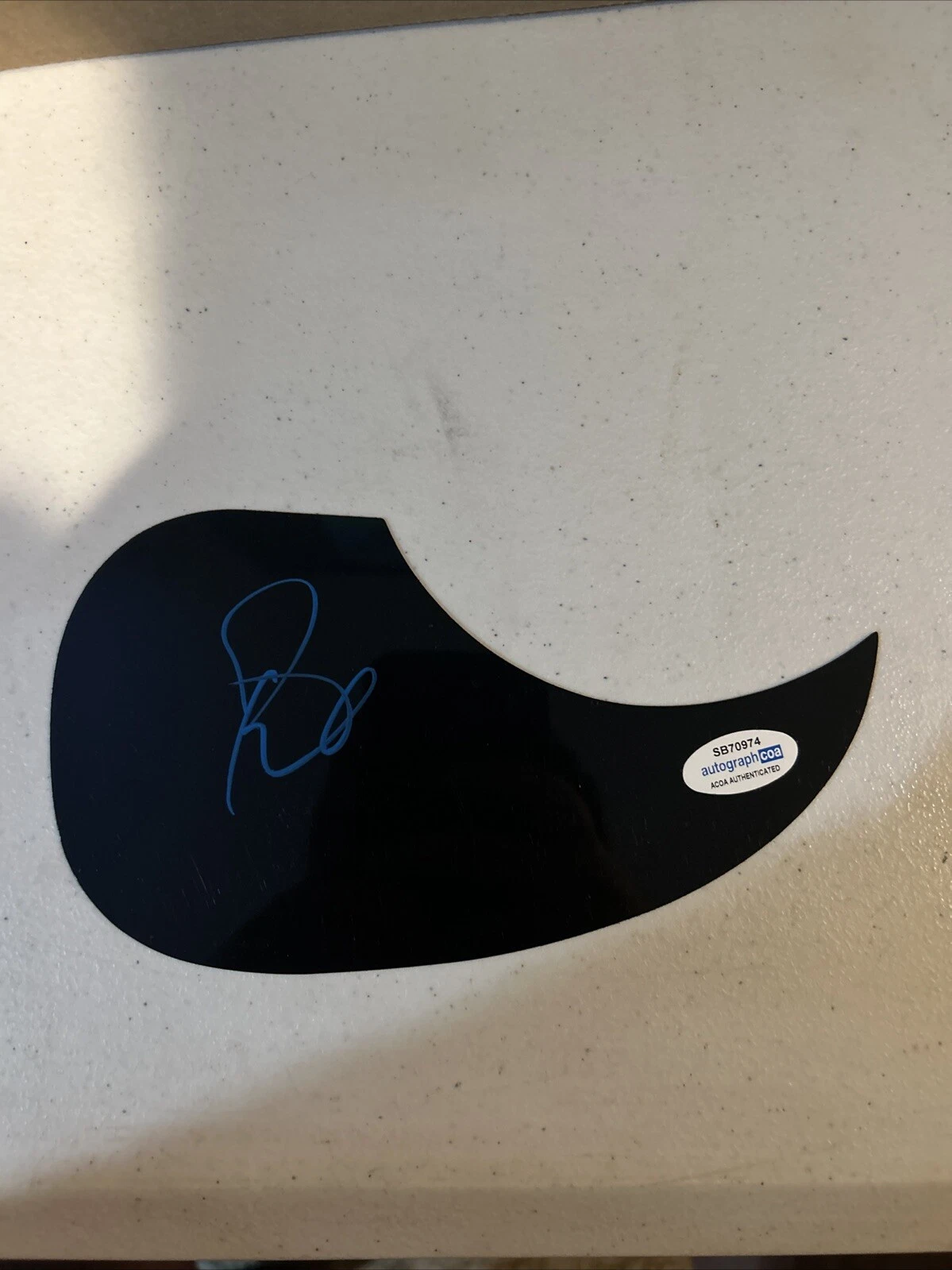 RANDY HOUSER SIGNED AUTOGRAPH ACOUSTIC GUITAR PICKGUARD ACOA HOW COUNTRY FEELS