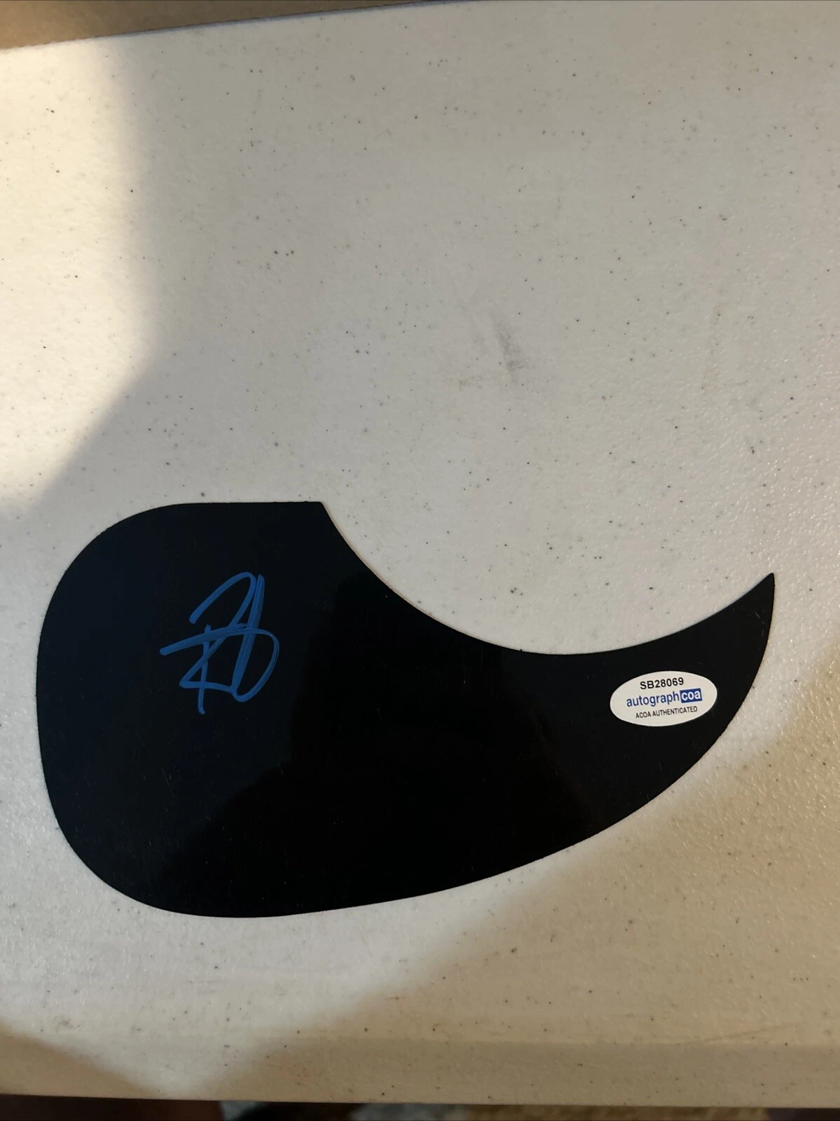 RANDY HOUSER SIGNED AUTOGRAPH ACOUSTIC GUITAR PICKGUARD ACOA HOW COUNTRY FEELS