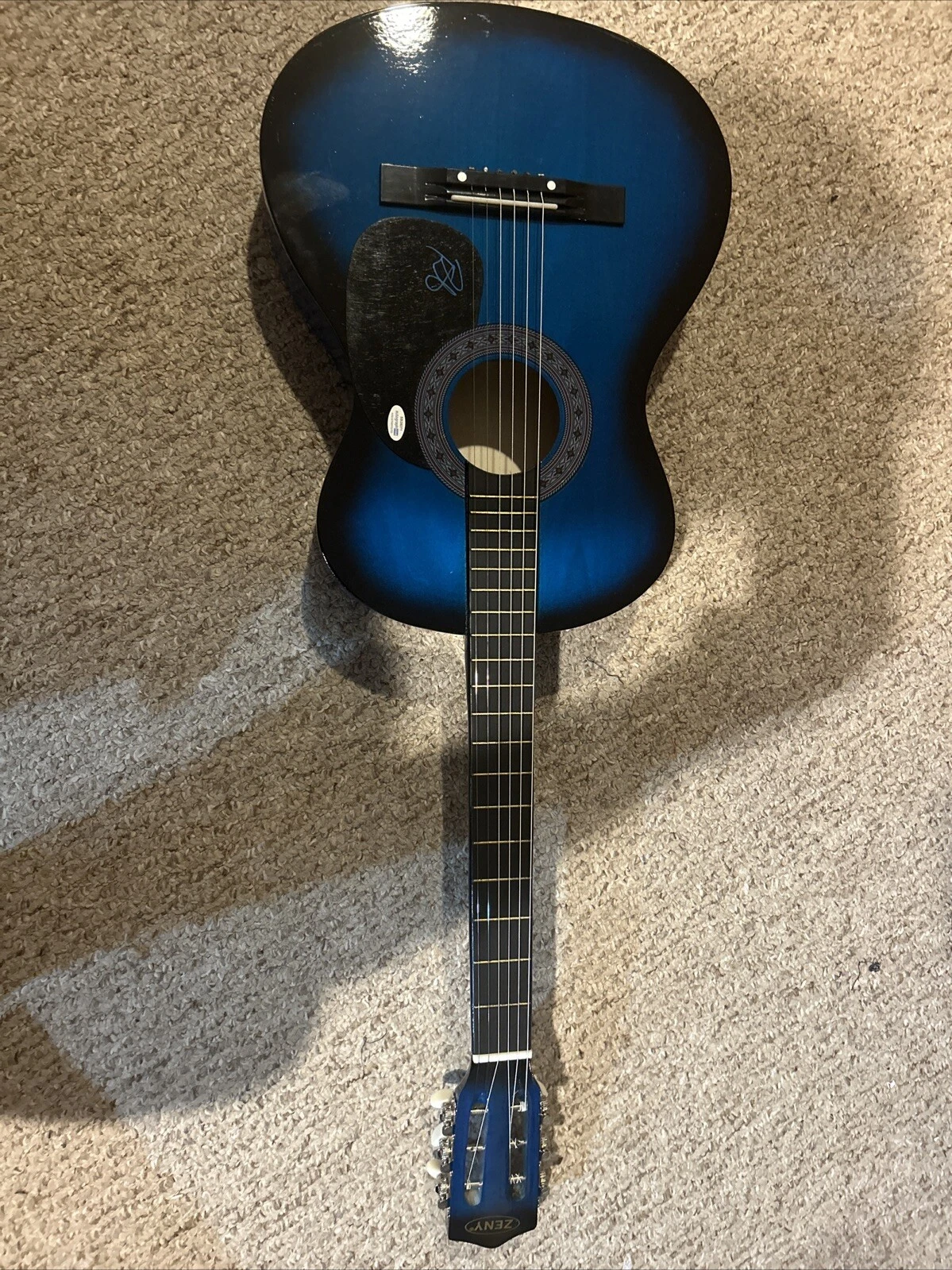 RANDY HOUSER SIGNED AUTOGRAPH 38” ACOUSTIC GUITAR ACOA COUNTRY HOW COUNTRY FEELS