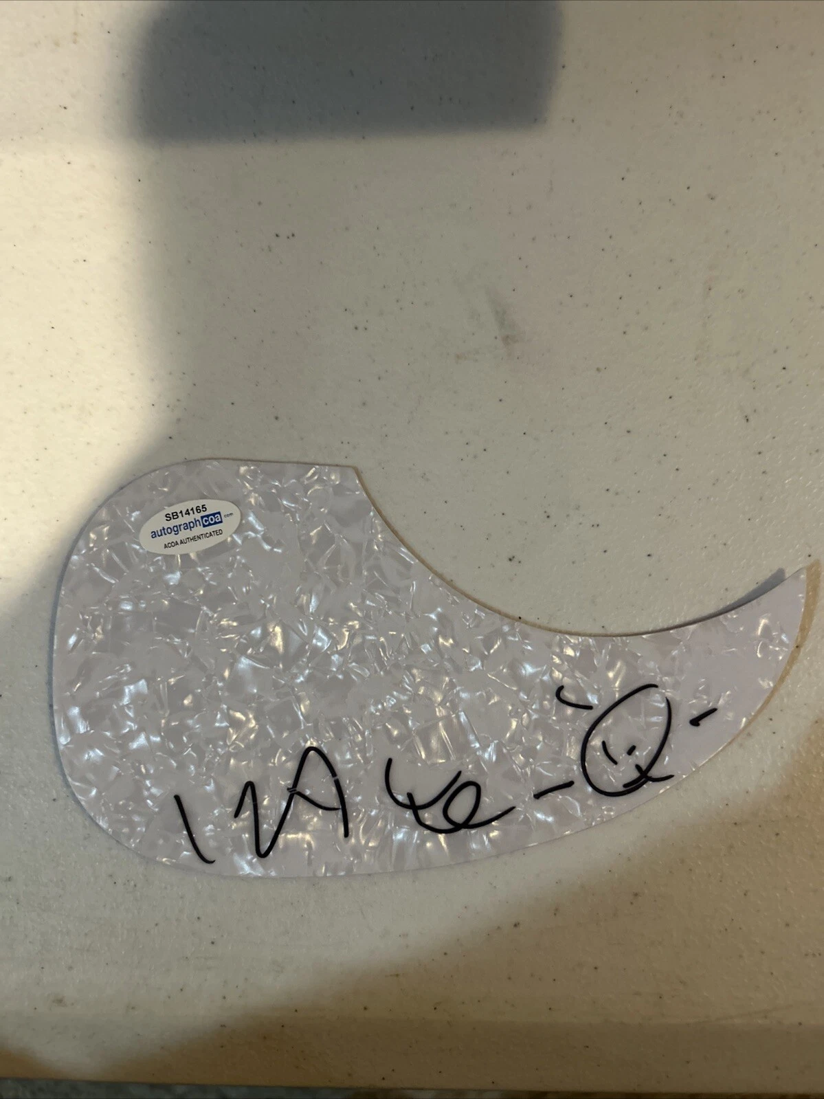 WAYNE COYNE SIGNED AUTOGRAPH ACOUSTIC PICKGUARD ACOA GUITAR FLAMING LIPS