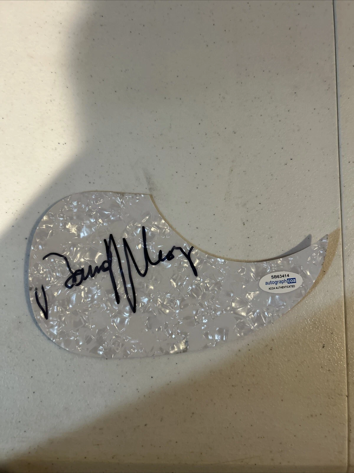RONNIE MILSAP SIGNED AUTOGRAPH ACOUSTIC PICKGUARD ACOA GUITAR COUNTRY