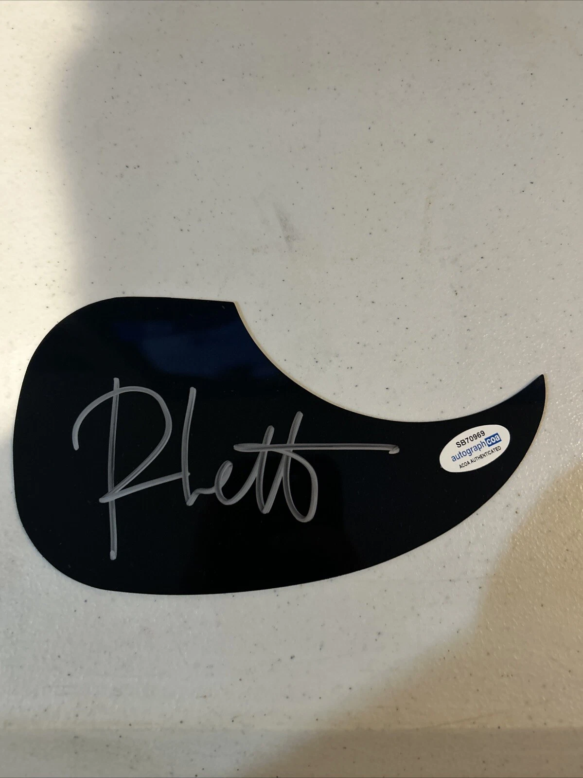 RHETT MILLER OLD 97s SIGNED AUTOGRAPH ACOUSTIC GUITAR PICKGUARD ACOA