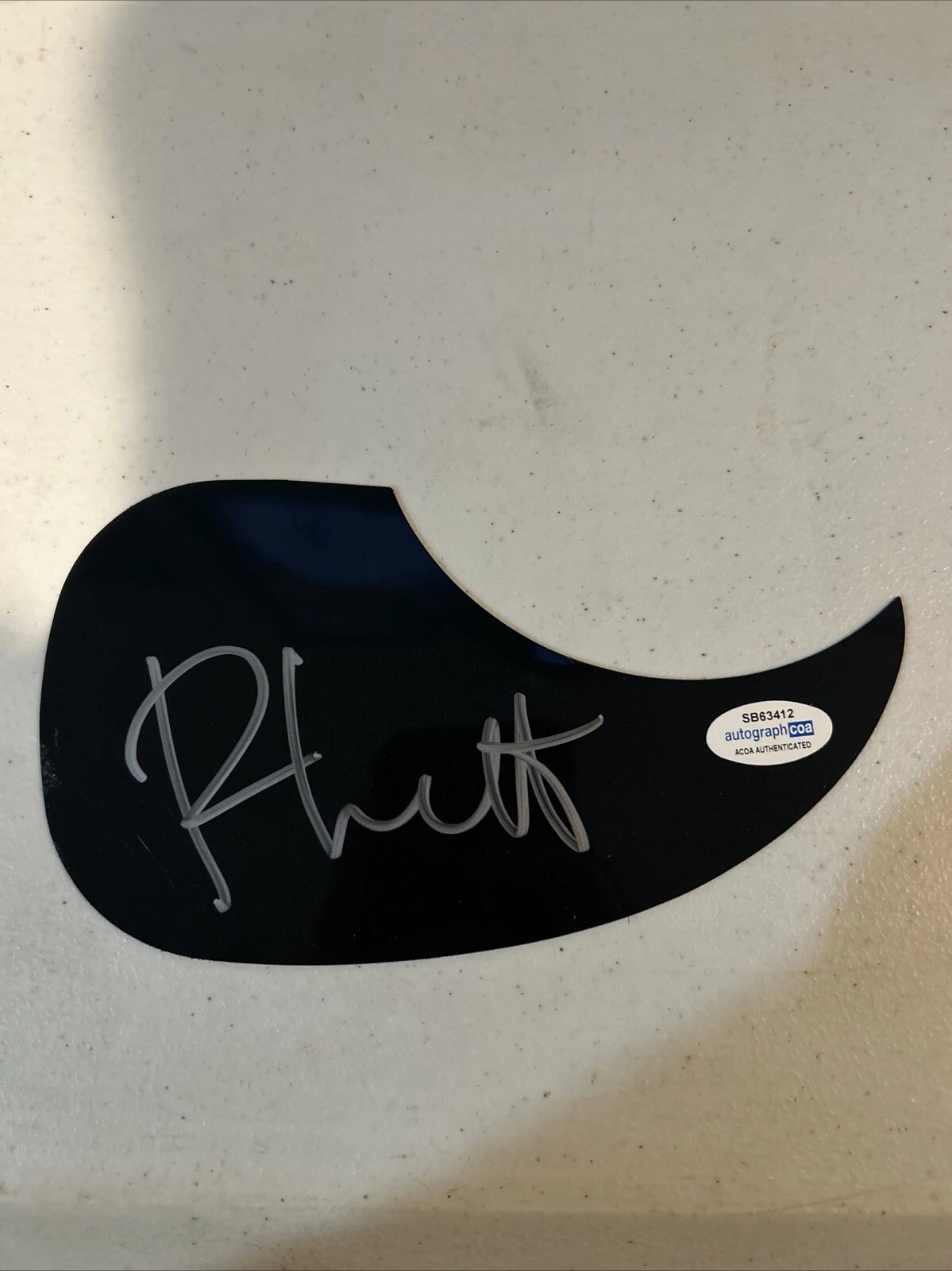 RHETT MILLER OLD 97s SIGNED AUTOGRAPH ACOUSTIC GUITAR PICKGUARD ACOA