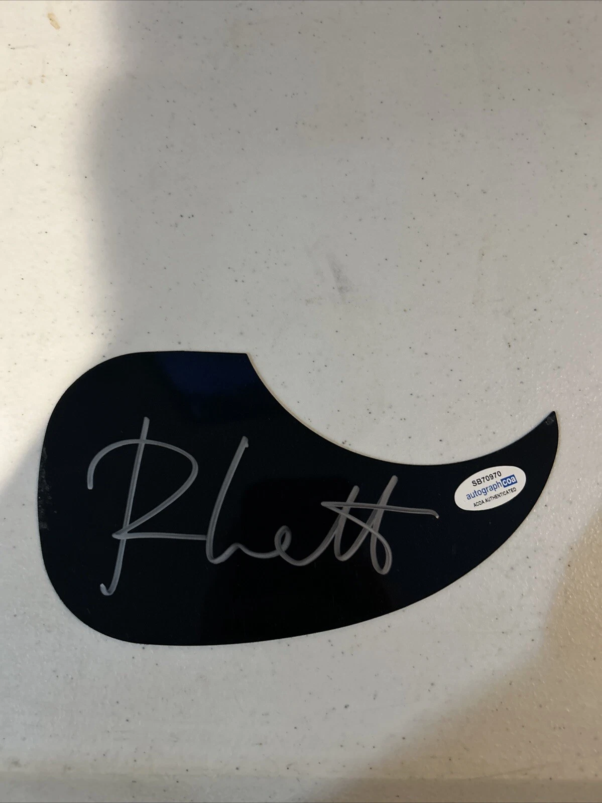 RHETT MILLER OLD 97s SIGNED AUTOGRAPH ACOUSTIC GUITAR PICKGUARD ACOA