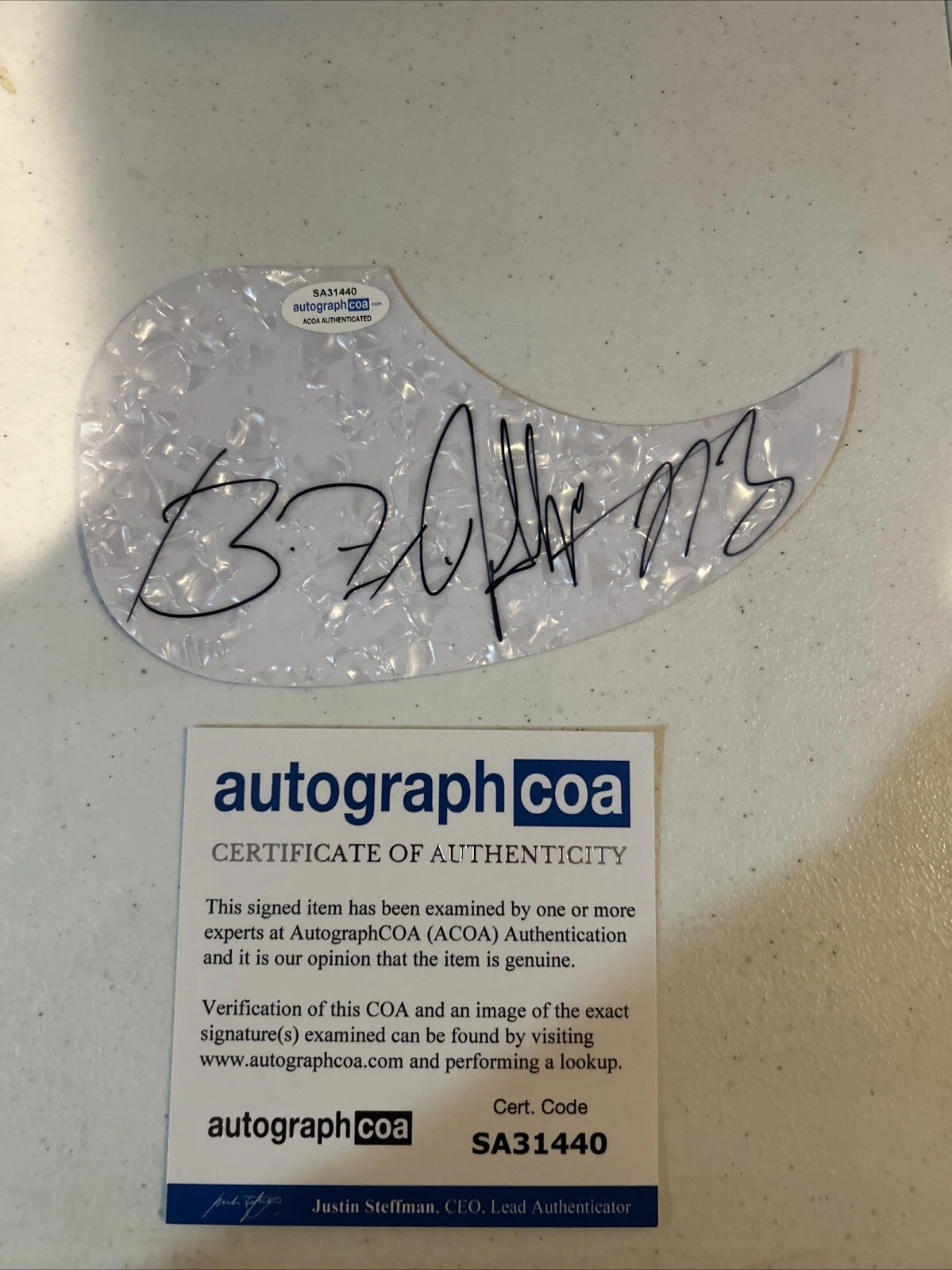 JUDAH & THE LION SIGNED AUTOGRAPH ACOUSTIC PICKGUARD ACOA GUITAR