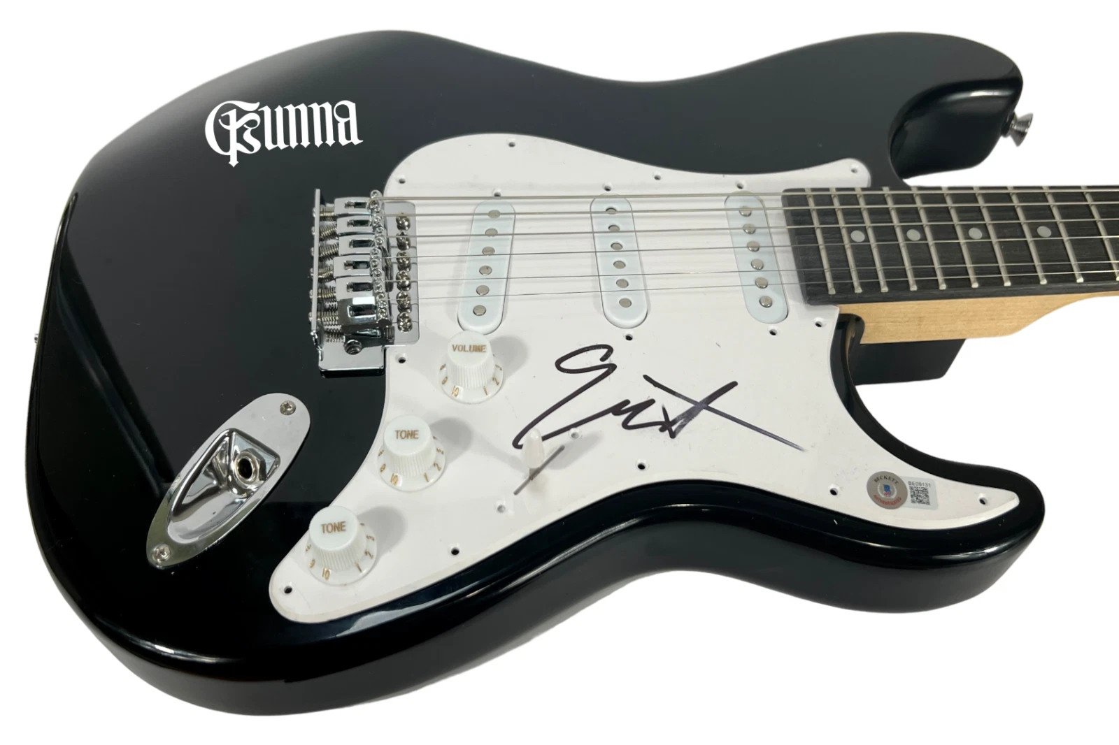 GUNNA Signed Autograph Electric Guitar Hip Hop Rapper Beckett BAS COA