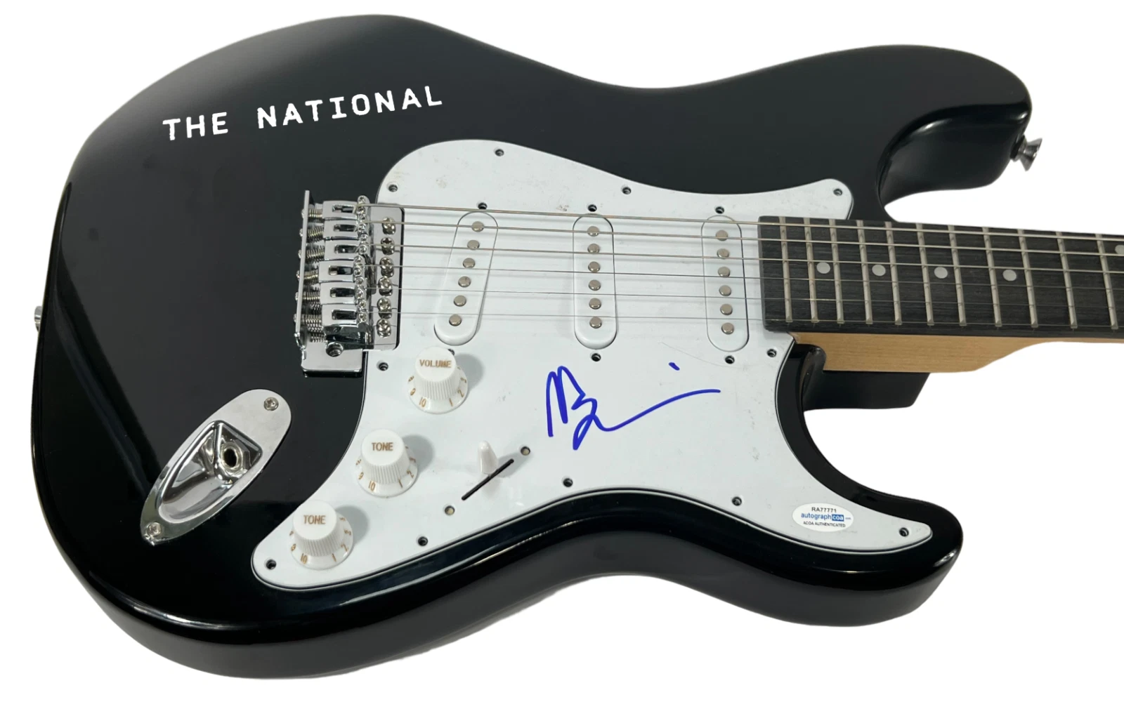 Matt Berninger THE NATIONAL Signed Autograph Electric Guitar ACOA COA
