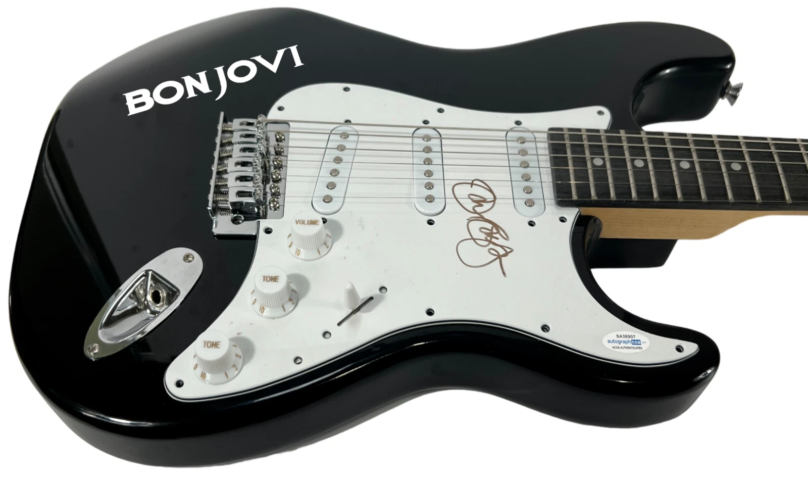 Johnson JG-610-B ギター直筆サイン (JON BON JOVI) Johnson JG-610-B ギター直筆サイン (JON BON JOVI) Bon Jovi