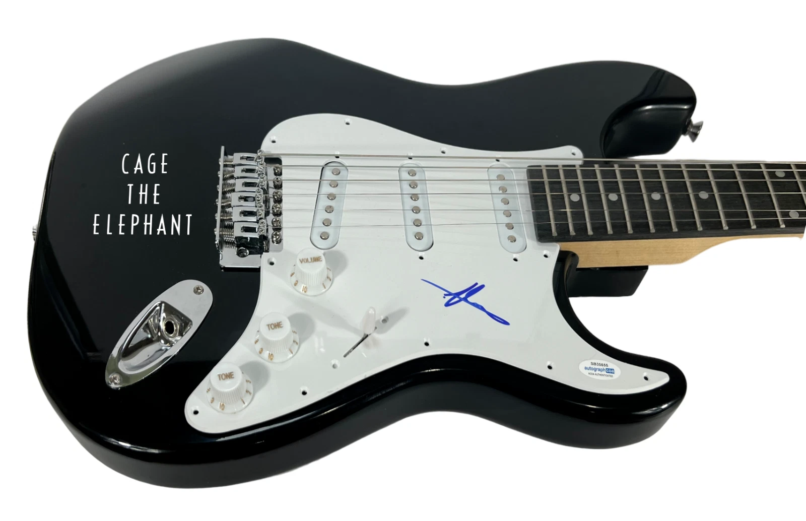 Matt Shultz Cage The Elephant Signed Autograph Electric Guitar ACOA COA