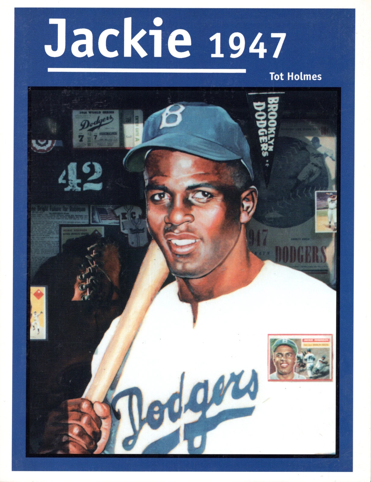 JACKIE ROBINSON 1947 SOFTCOVER BOOK FROM 1990          AMAZING CONDITION+CONTENT