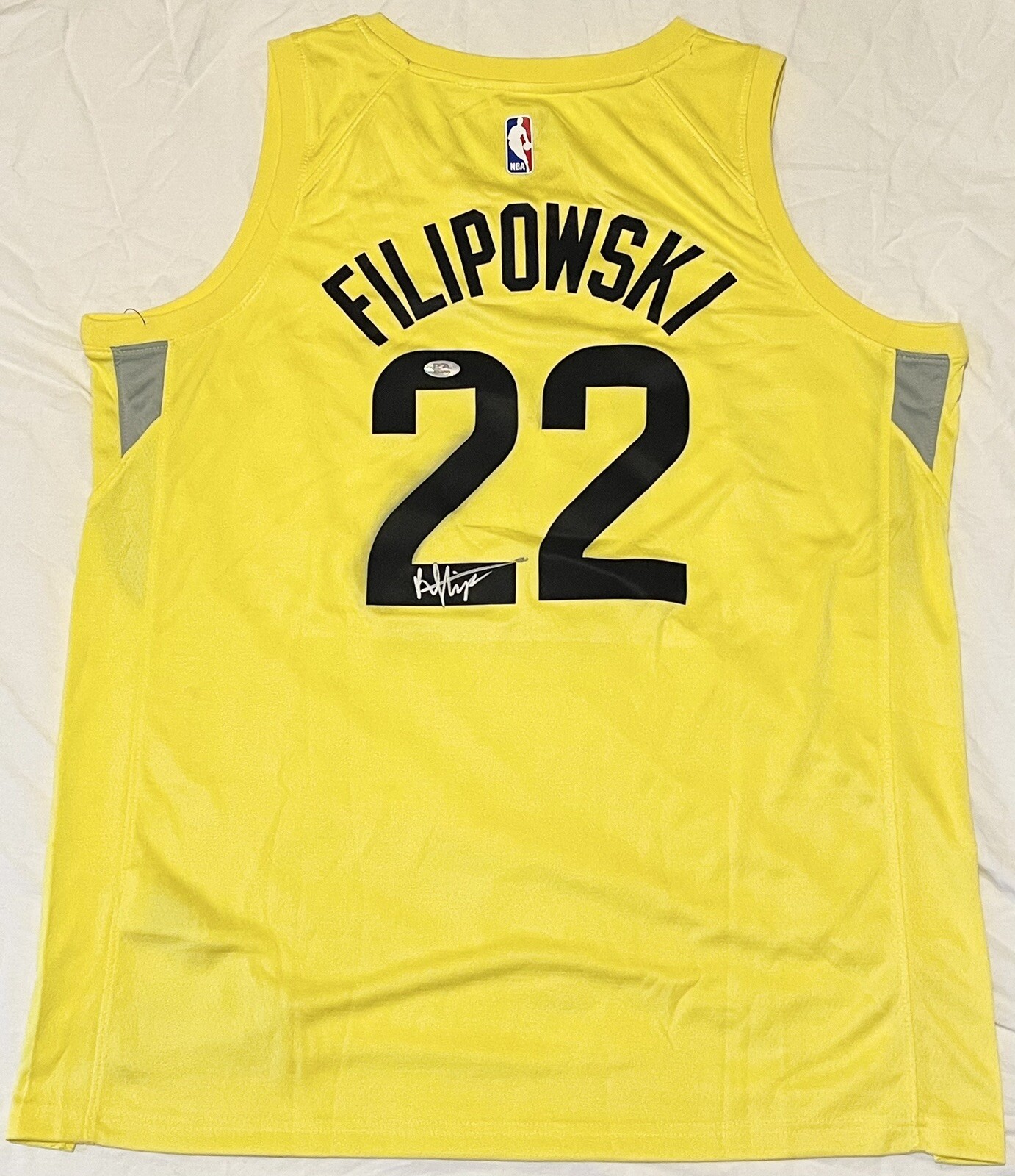 Kyle Filipowski Signed Autographed Utah Jazz Jersey PSA/DNA COA