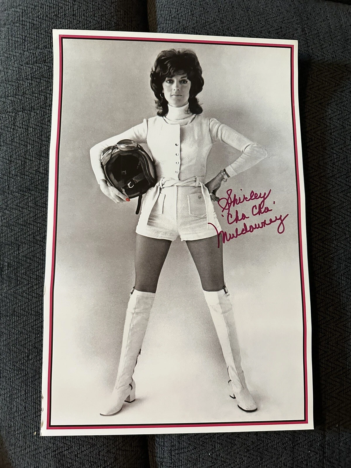 NHRA Legend Shirley Muldowney Signed Poster Autographed 11