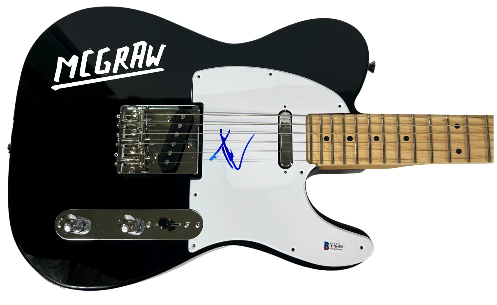 Tim McGraw Signed Autograph Electric Guitar Country Music Star Beckett COA