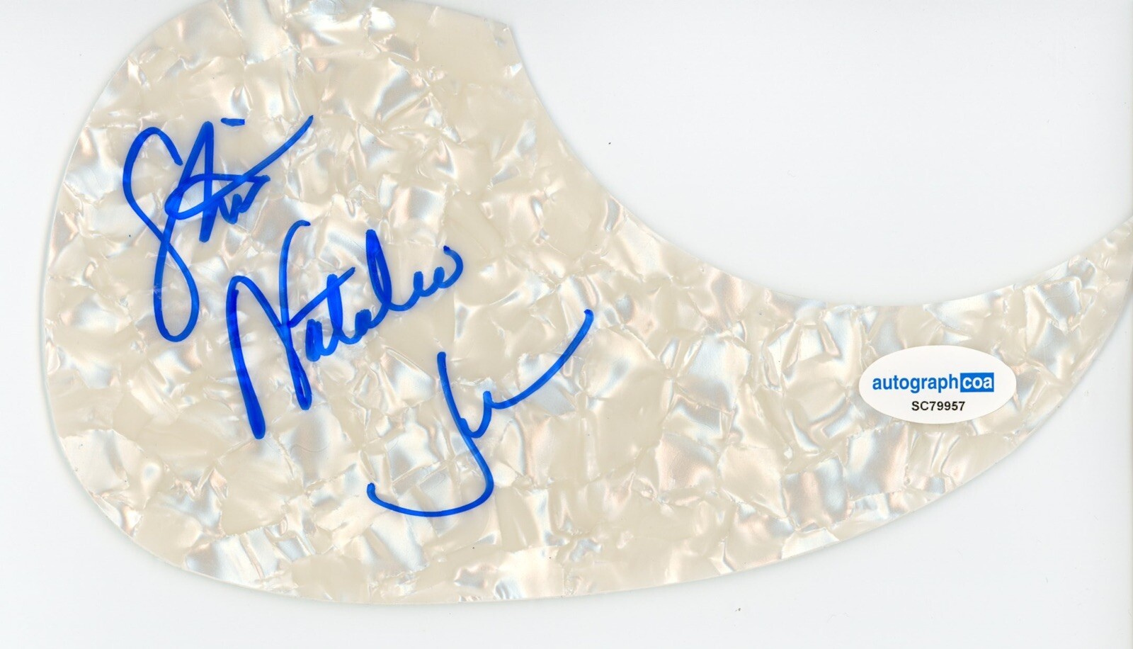 RUNAWAY JUNE SIGNED AUTOGRAPH ACOUSTIC GUITAR PICKGUARD ACOA COUNTRY MUSIC GROUP