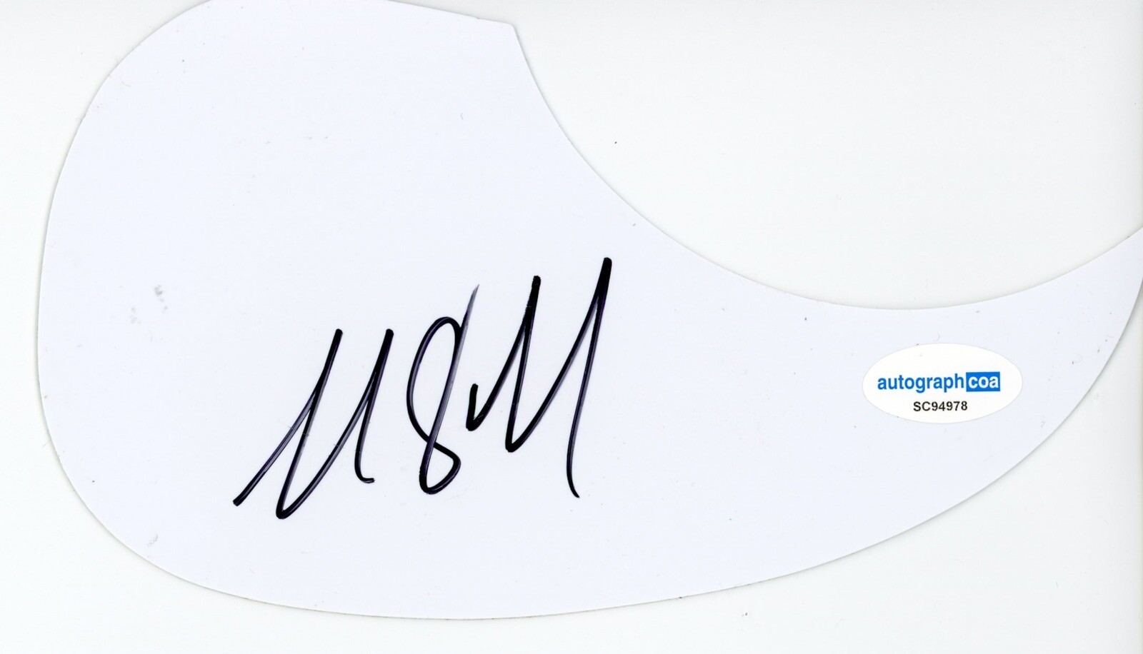 MATT STELL SIGNED AUTOGRAPH ACOUSTIC GUITAR PICKGUARD ACOA COUNTRY PRAY FOR YOU