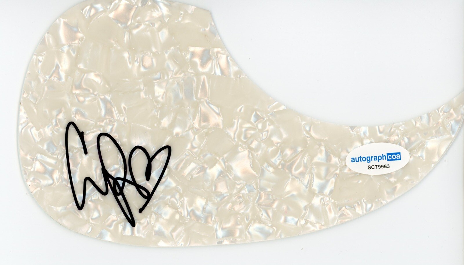 CASSADEE POPE SIGNED AUTOGRAPH ACOUSTIC GUITAR PICKGUARD ACOA COUNTRY THE VOICE
