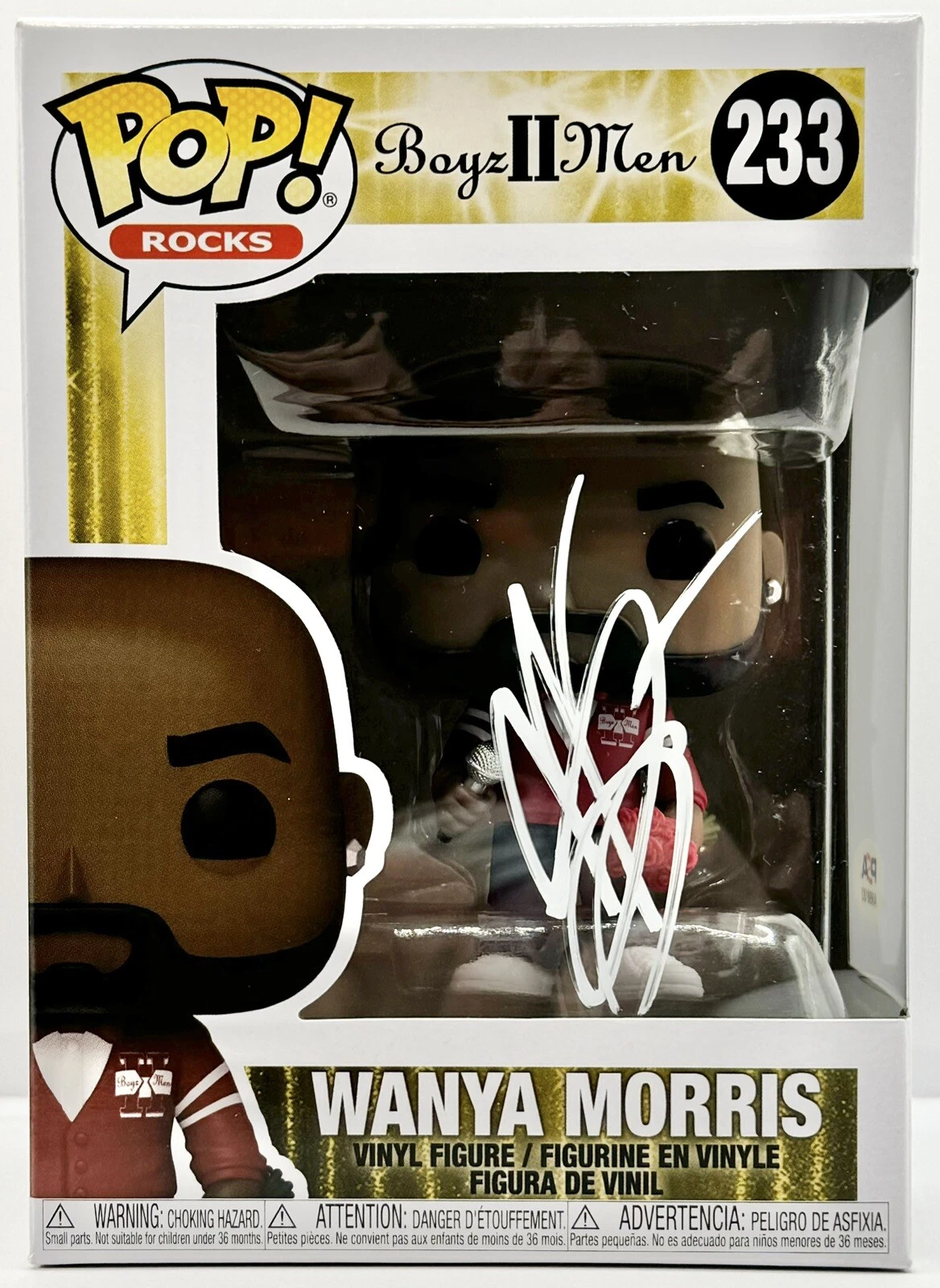 Wayna Morris Signed Autographed Boyz II Men Funko Pop PSA/DNA