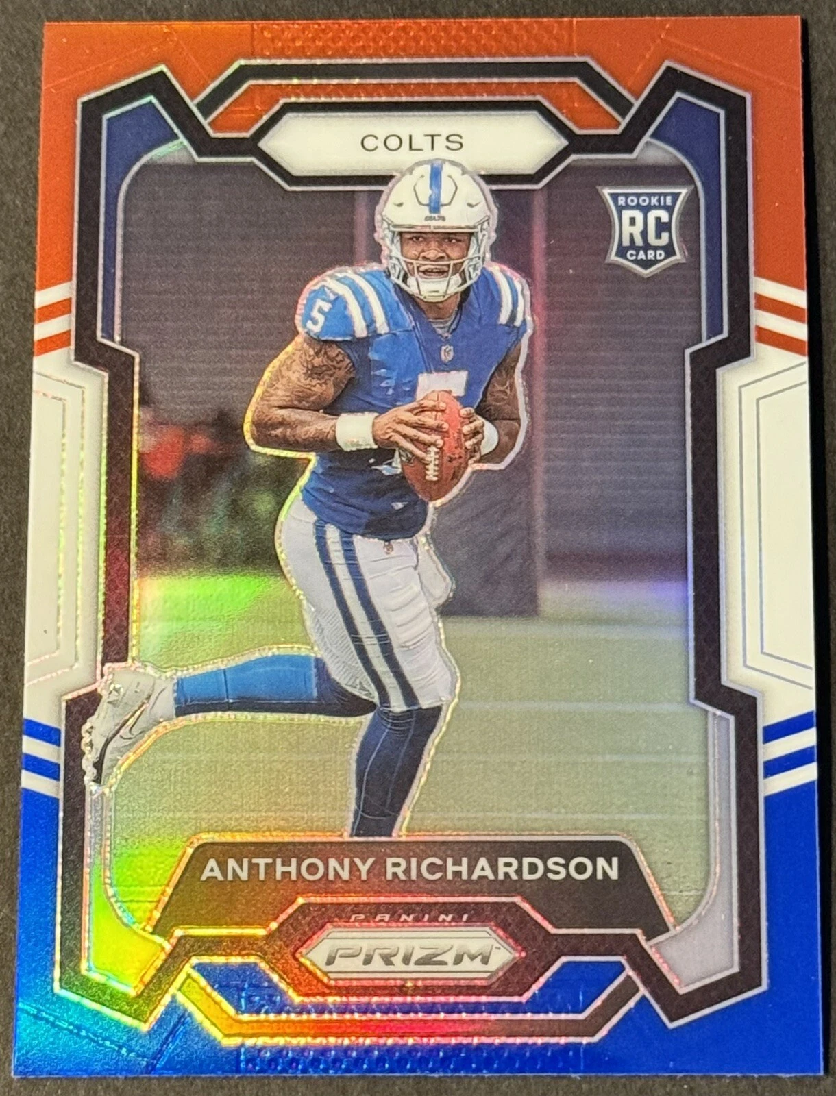 2023 Panini Prizm Anthony Richardson Red White Blue Prizm Rookie RC #343 Colts