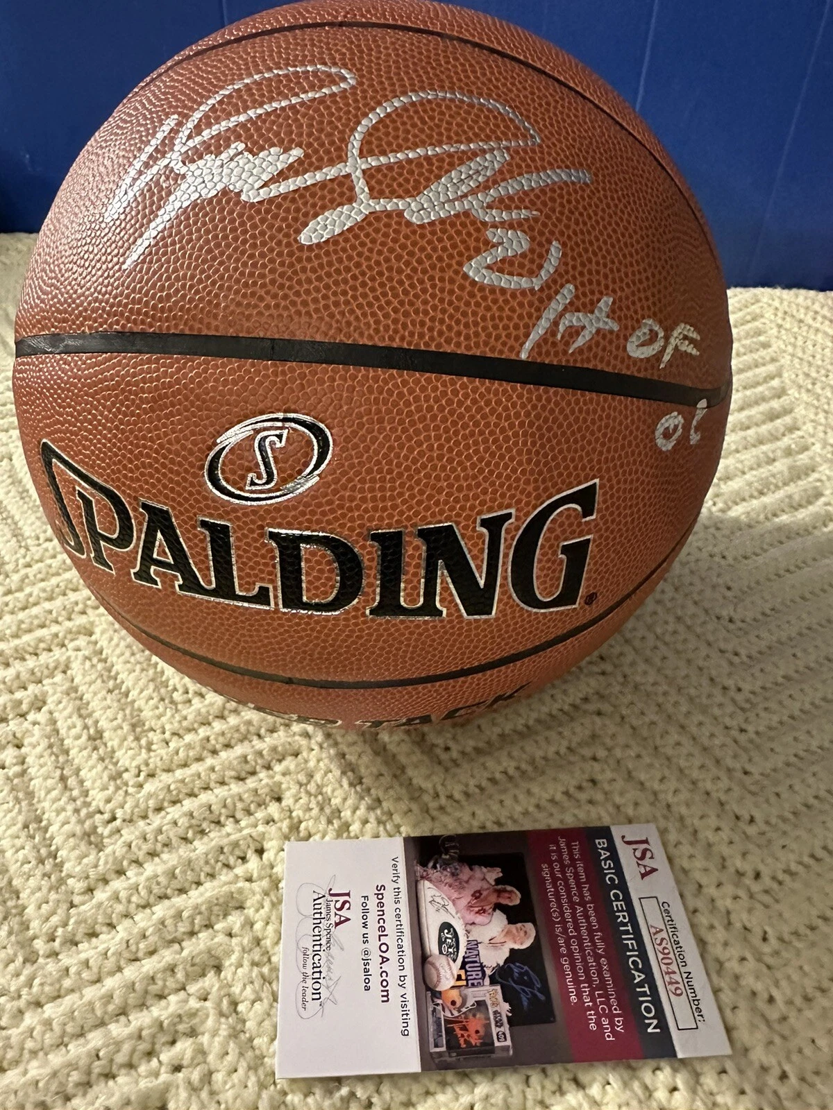 Dominique Wilkins Signed Basketball JSA Authenticated COA Autograph Hall Of Fame