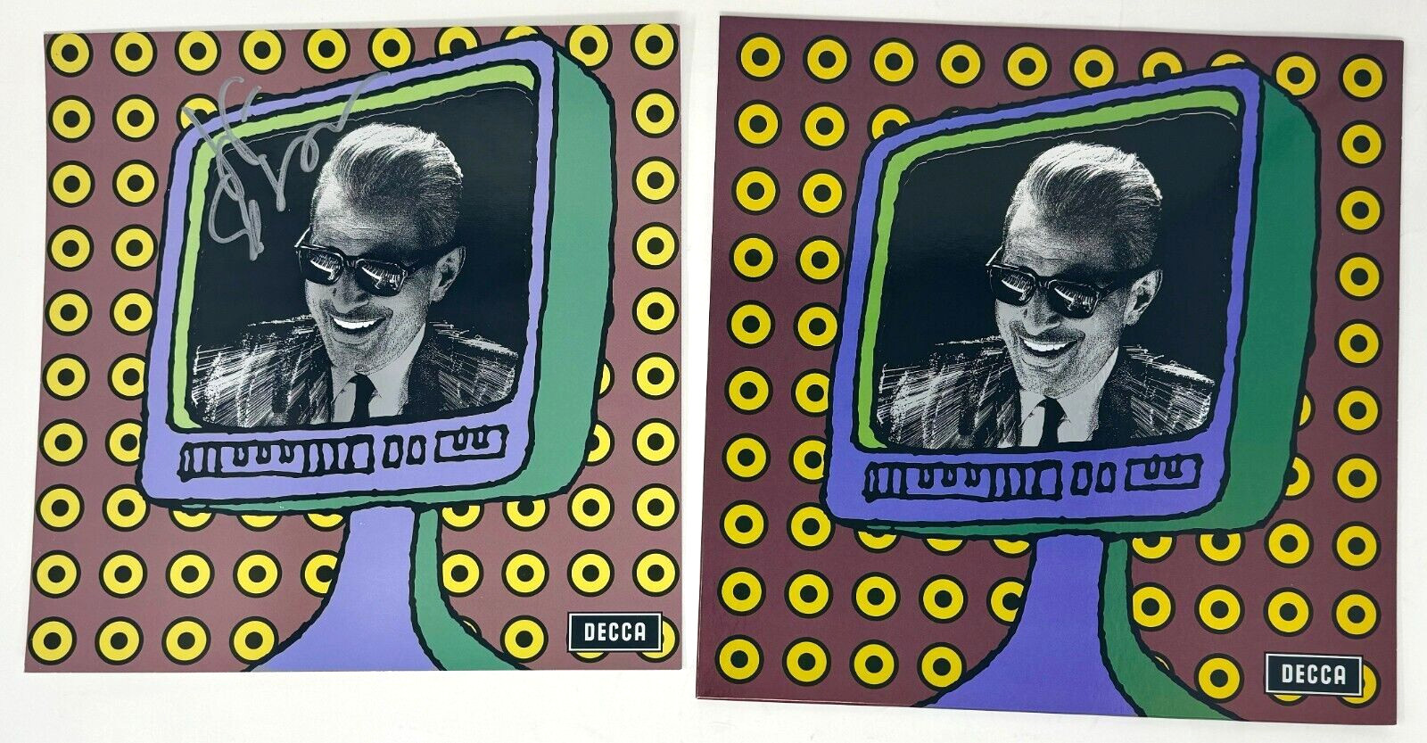 Jeff Goldblum Signed Autograph Plays Well With Others Lithograph + Vinyl LP BAS