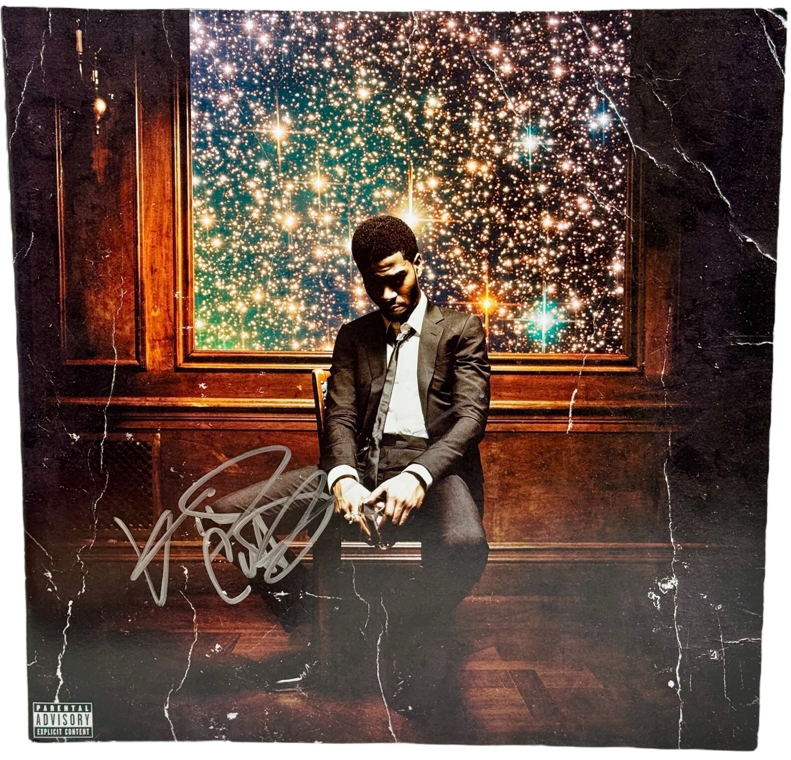Kid Cudi Signed Man on the Moon II: The Legend of Mr. Rager Vinyl Album BAS COA