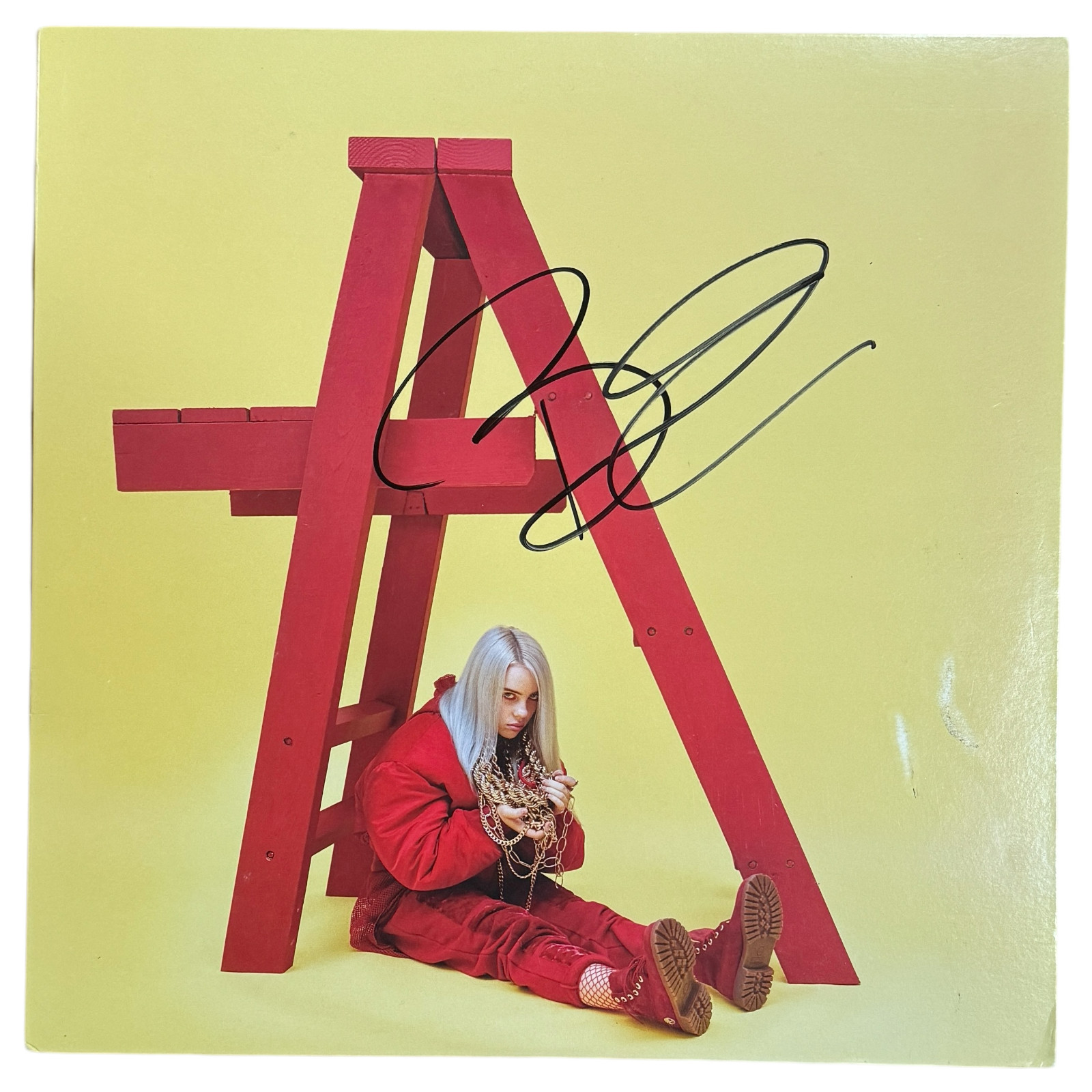 Billie Eilish Signed Don't Smile At Me Vinyl Record Autograph Album Beckett COA