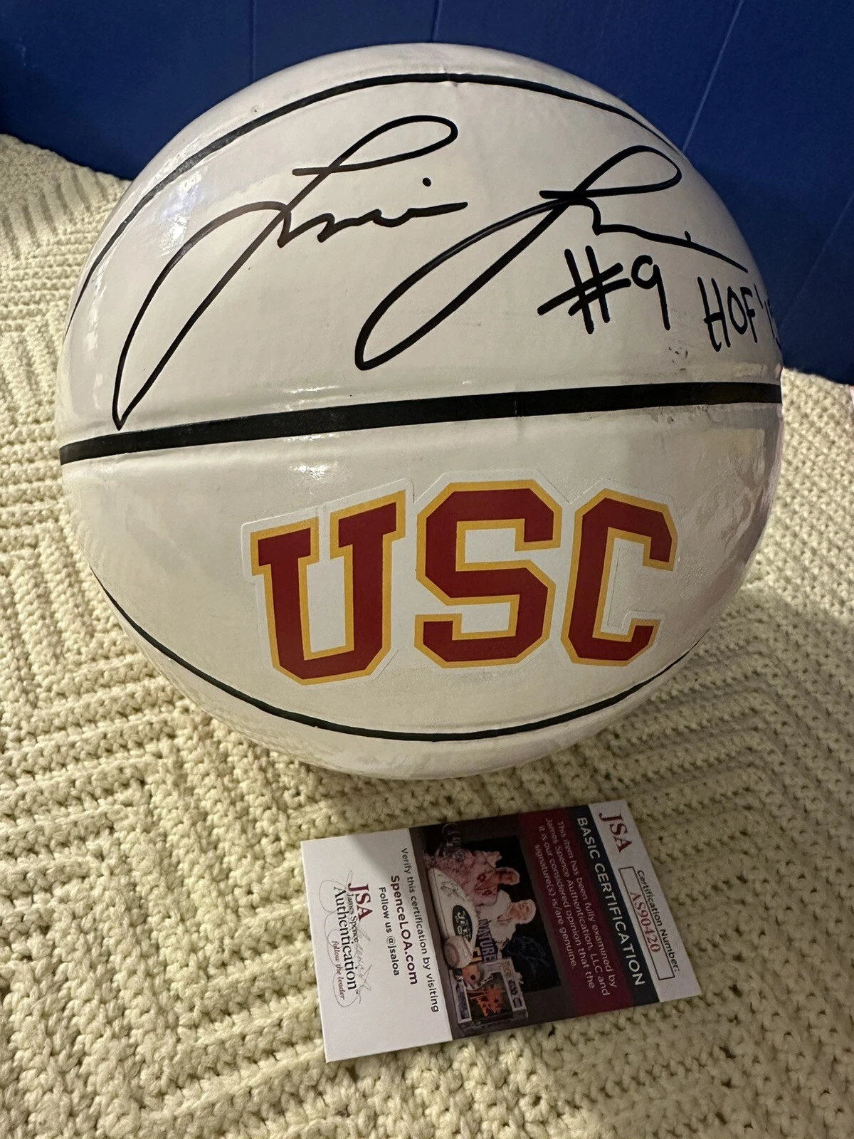 Lisa Leslie Signed Basketball JSA Authentication COA Autographed USC
