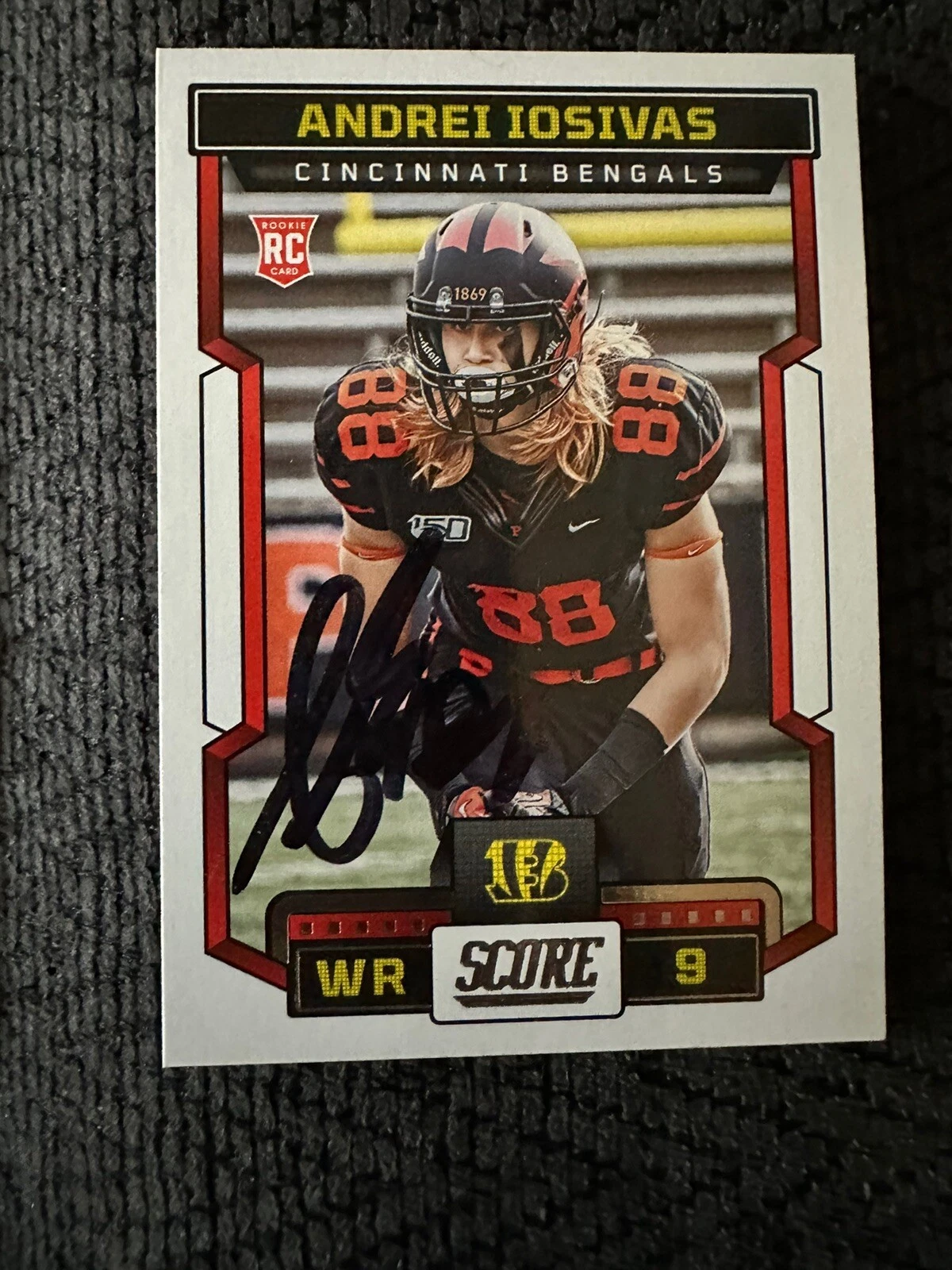 Andre Iosivas Signed Trading Card Autographed Cincinnati Bengals