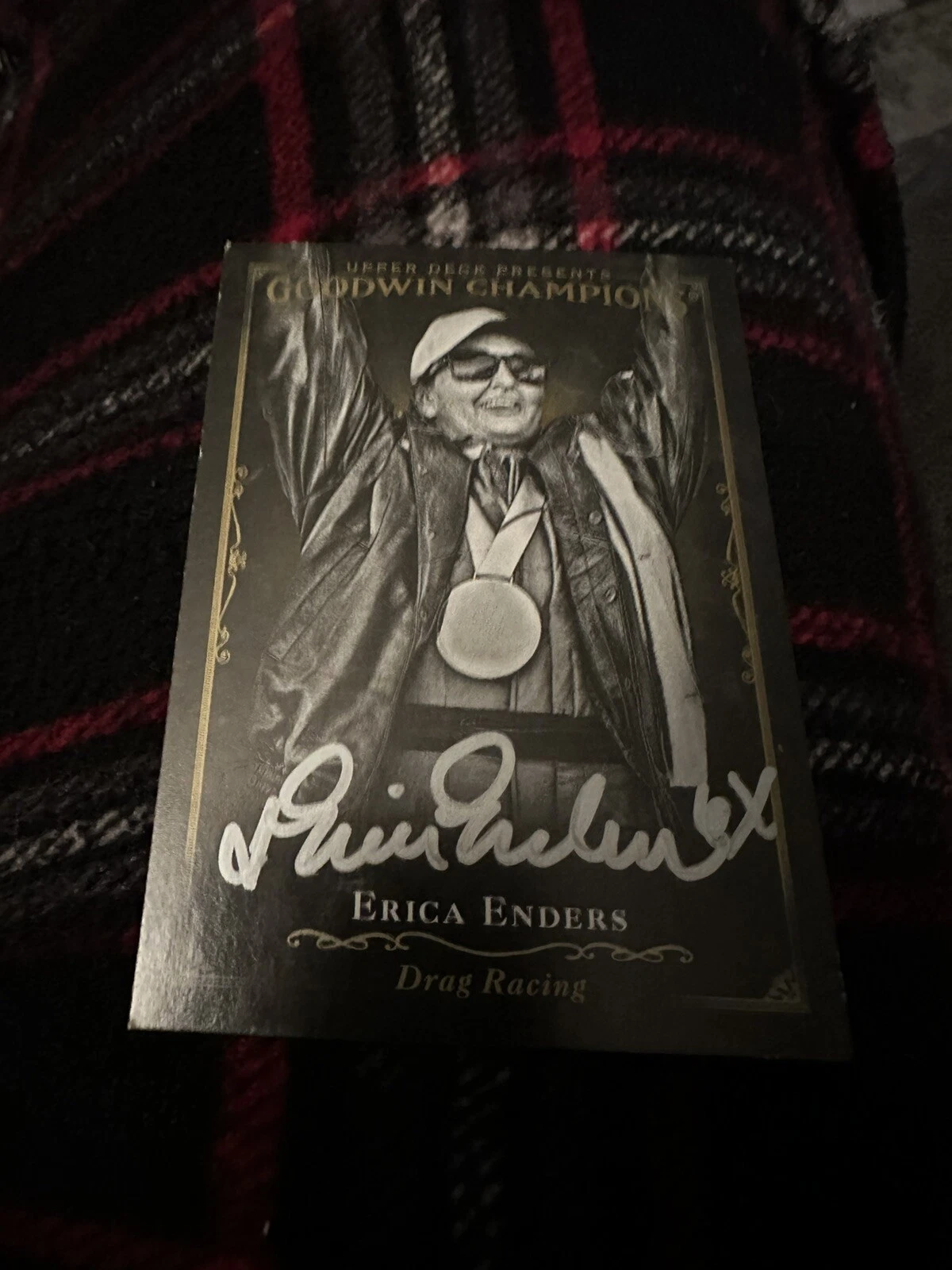 Erica Enders signed Trading Card Autographed Nhra Legend Goodwin Champions