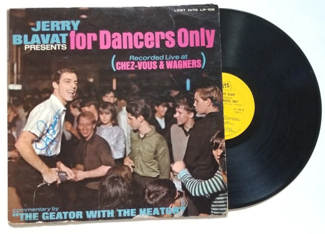 Jerry Blavat REAL hand SIGNED For Dancers Only Vinyl Record COA Autographed