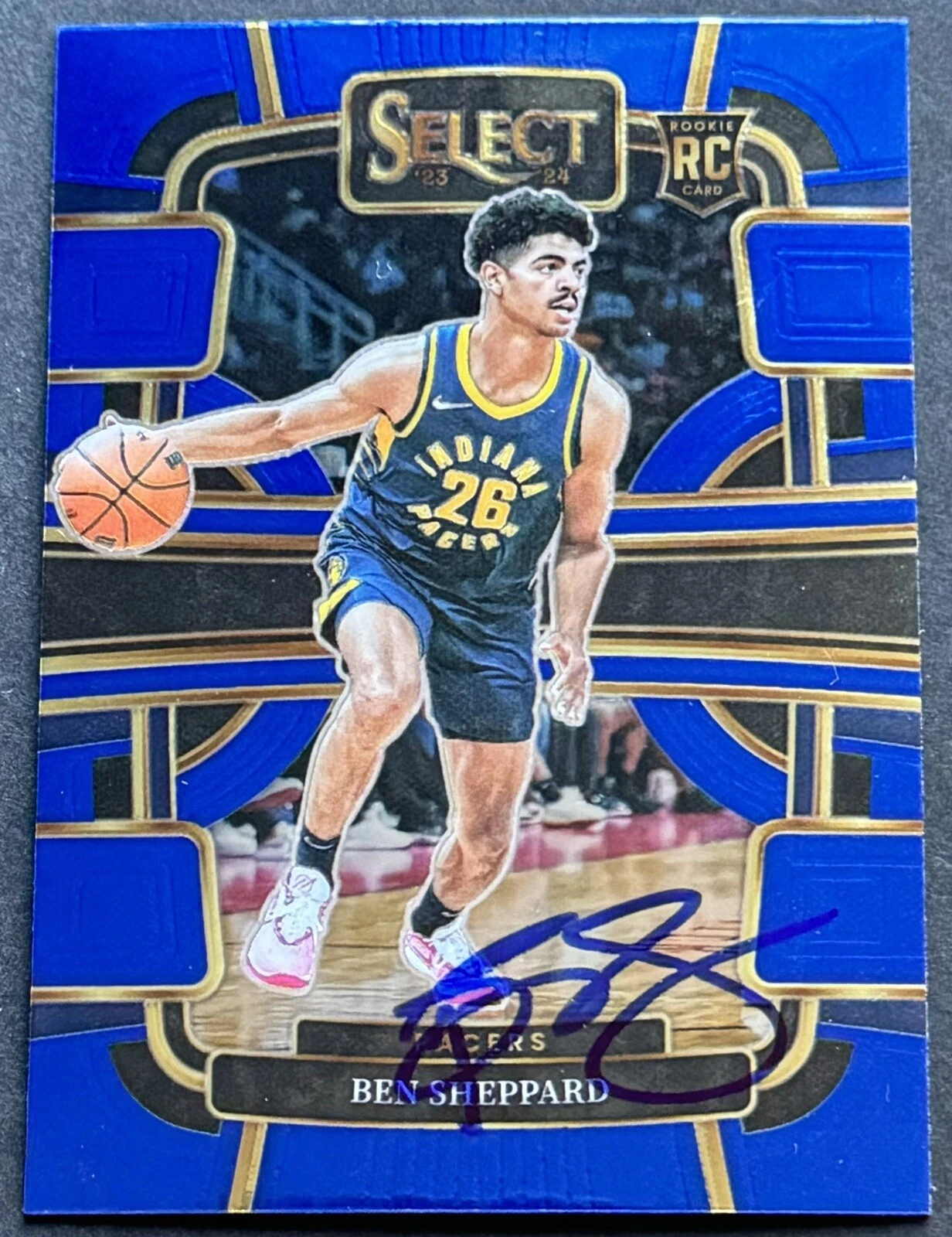 Ben Sheppard Signed 2023-2024 Select Rookie Card Indiana Pacers Beckett COA