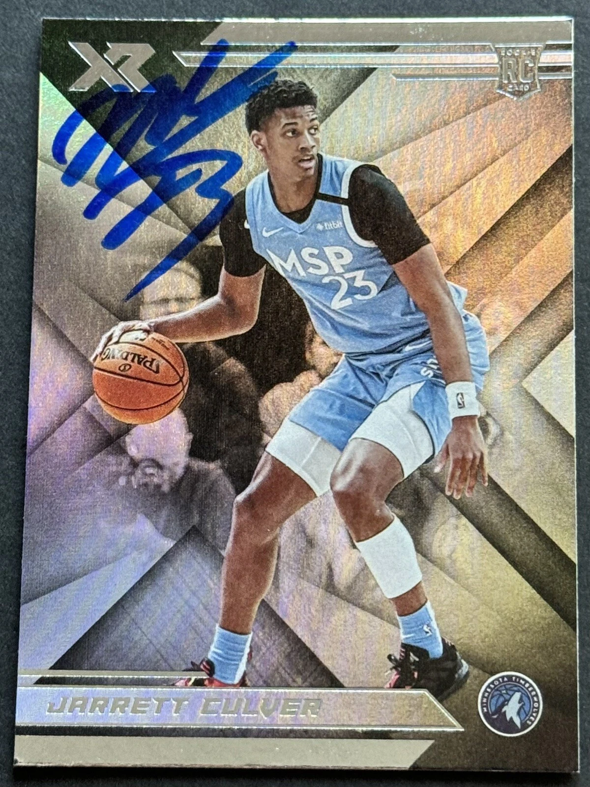 Jarrett Culver Signed Auto 2019-2020 Chronicles XR Rookie Card Beckett COA
