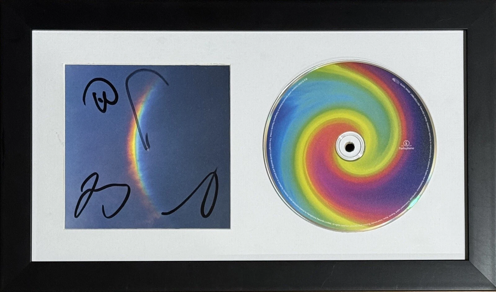 COLDPLAY Band Signed AutographA MOON MUSIC CD Framed Display Chris Martin x4 COA