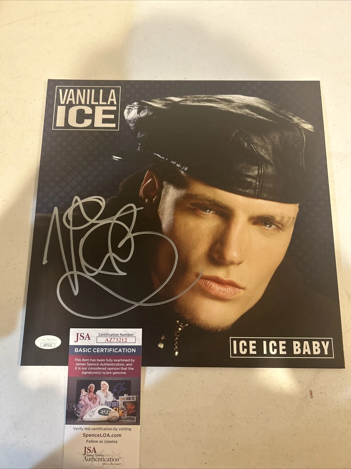 VANILLA ICE SIGNED AUTOGRAPH VINYL ALBUM JSA COA ICE ICE BABY RECORD